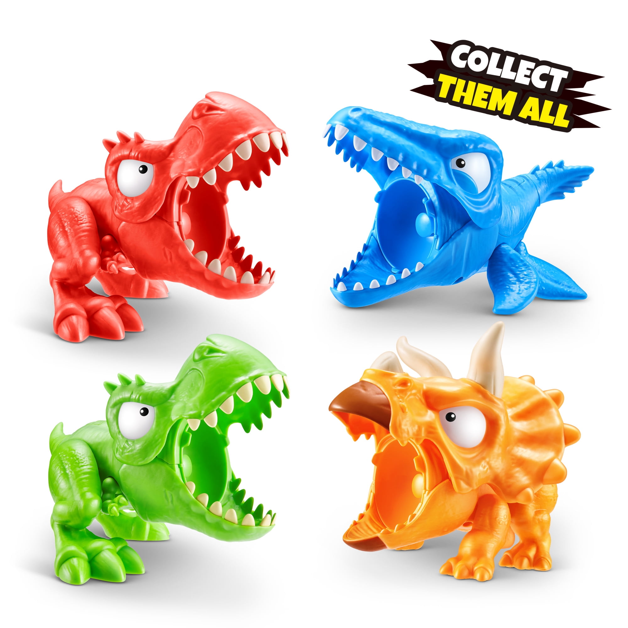 Smashers Dino Island T-Rex Battles Dinosaur Action Playset (Orange, 1 Pack) p7eqj
