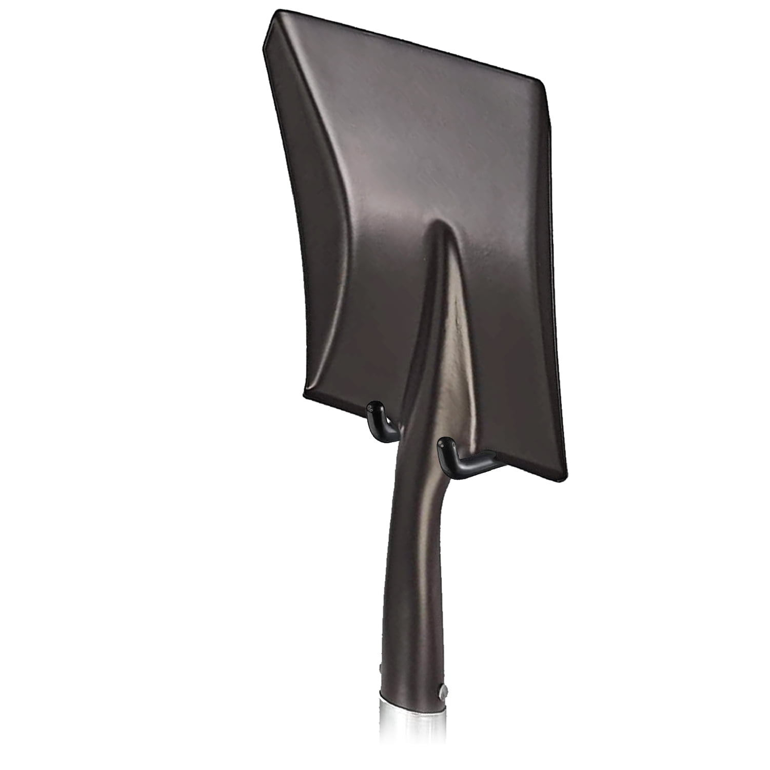 PeerBasics 3 in Utility Garage Hook, Heavy-Duty Metal Storage Hanger with PVC Coating (Black, 50 lb Capacity) le3di