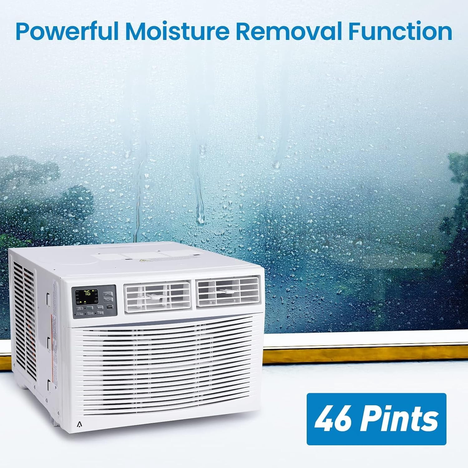 PIONEERWORKS 12000 BTU Window Air Conditioner, Smart WiFi AC Unit for Rooms Up to 550 Sq. Ft. (White, 12000 BTU) y2uki