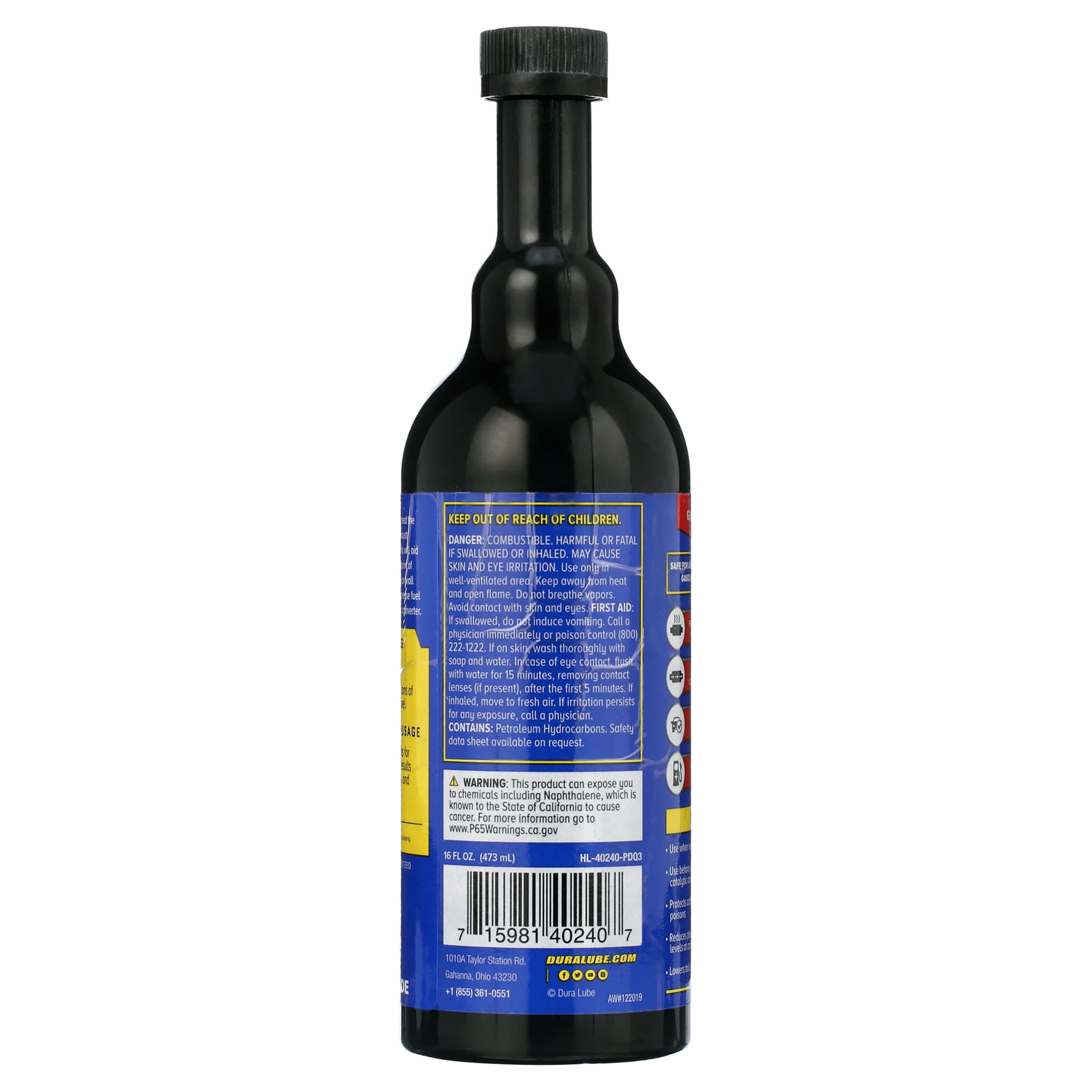 Dura Lube Catalytic & Exhaust System Treatment Emissions Additive Converter Cleaner (16 fl oz) ftgy3
