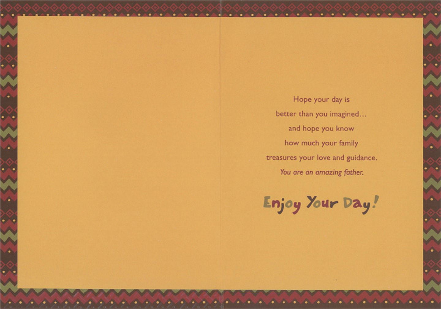Designer Greetings African American Father's Day Greeting Card (5.25 in x 7.5 in) cg467