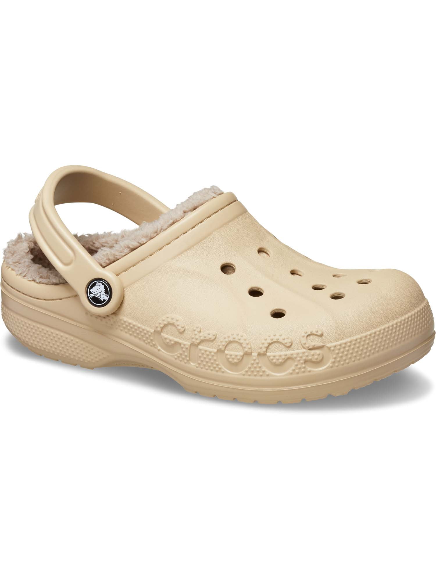 Crocs Baya Lined Clogs Unisex Comfortable Slip-On Shoes (Black, 9 US Men / 11 US Women) g8muf