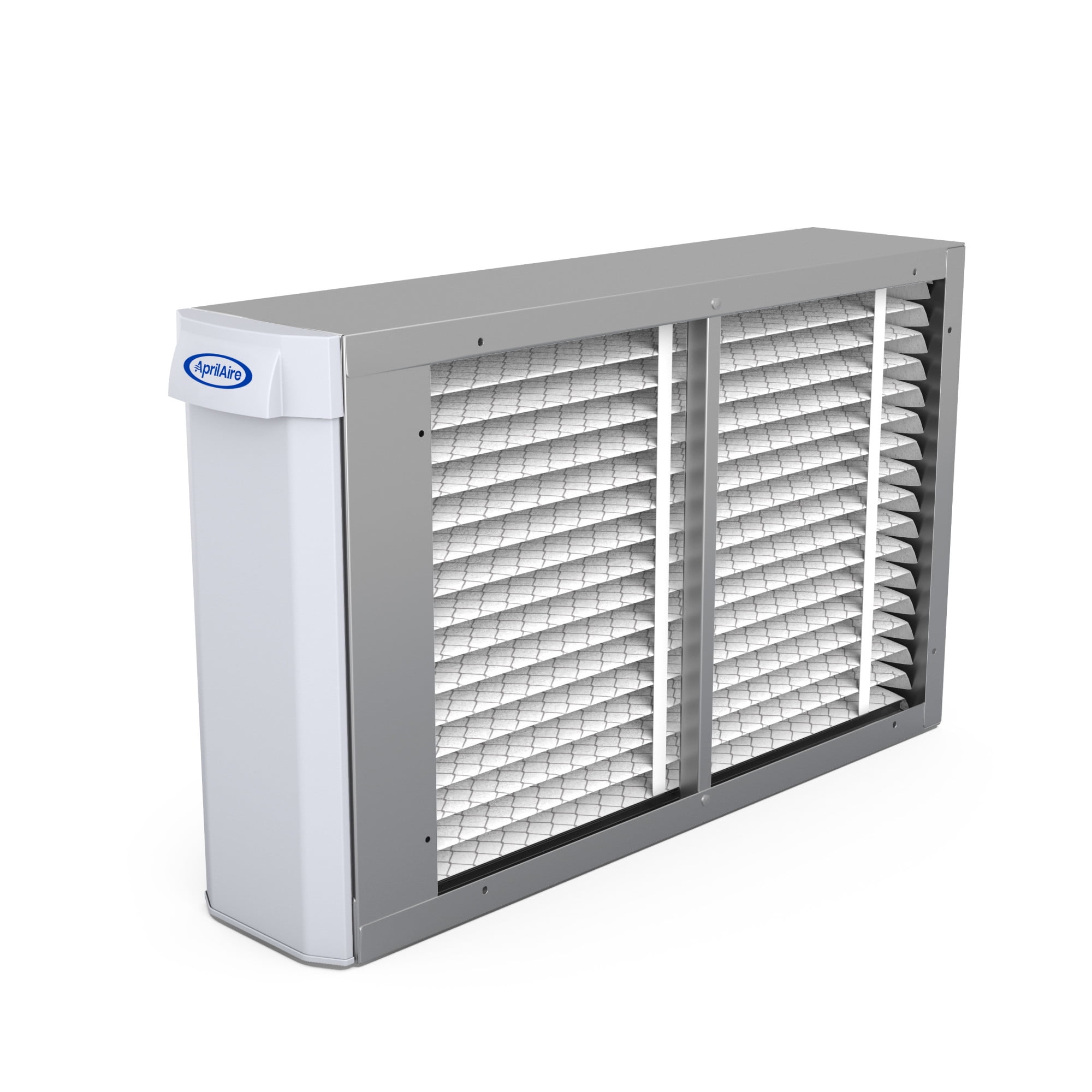 Aprilaire 1410 Whole House Air Cleaner Media Filtration System (Silver, 28.06 in x 6.75 in x 17.75 in) 9gs38