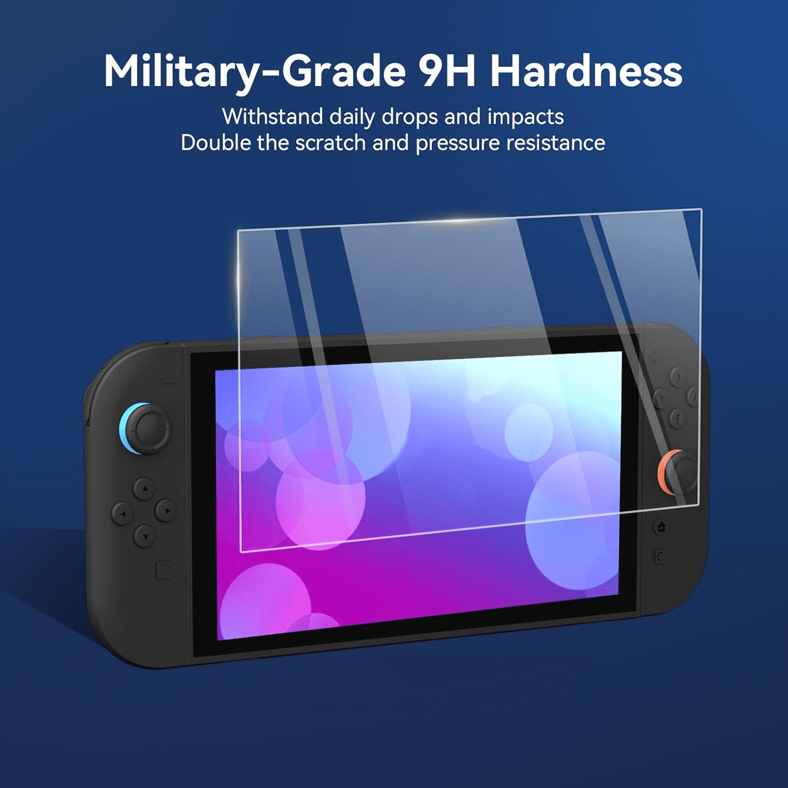 GeekShare Tempered Glass Screen Protector for Switch 2, Scratch-Resistant HD Clarity (Clear, 2 Pack) x2t4r