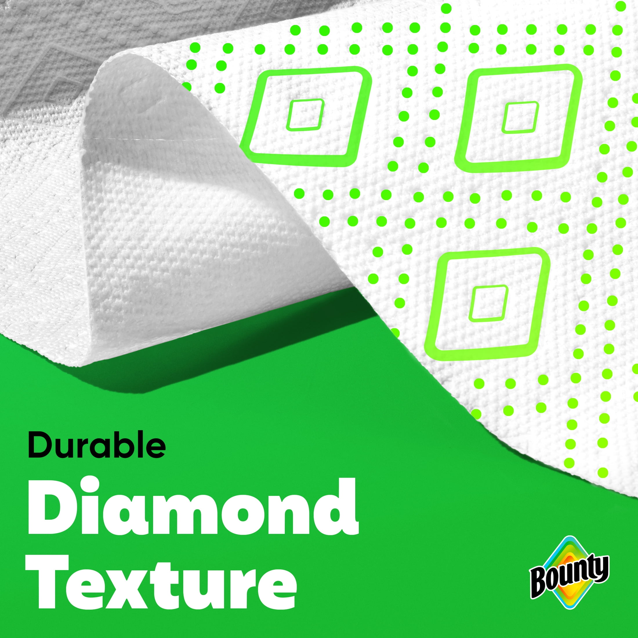 Bounty Paper Towels Full Sheet, Absorbent Kitchen Cleaning Paper, White (6 Triple Rolls, 450 Total Sheets) 7ypig