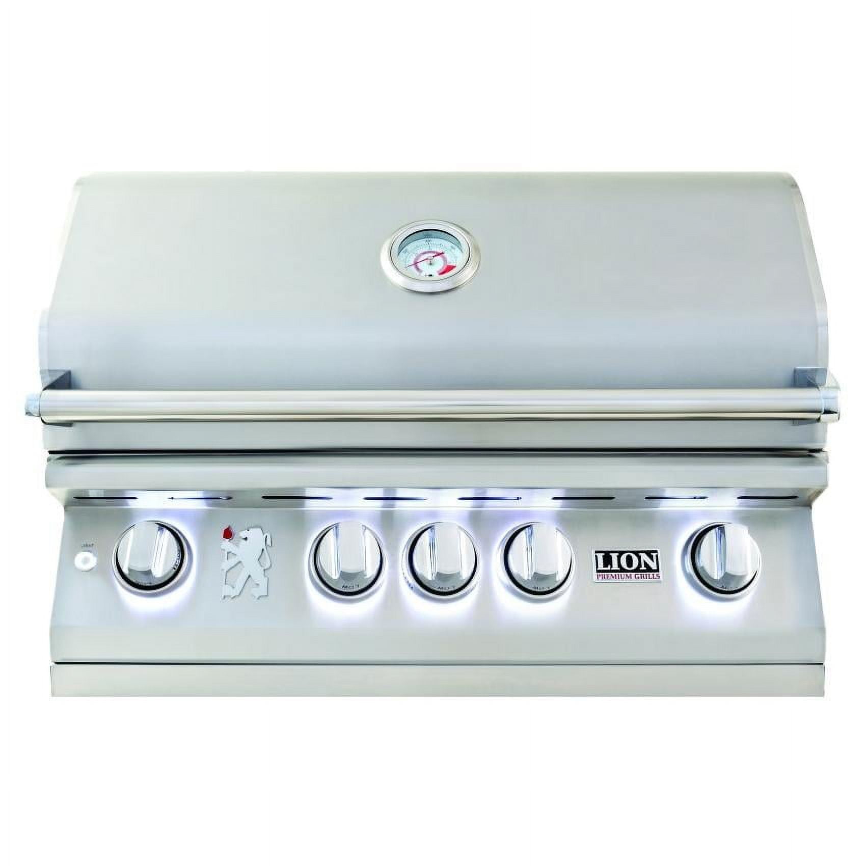 Lion Premium Grills L75623 Natural Gas Grill (Stainless Steel, 32 in) qlasw
