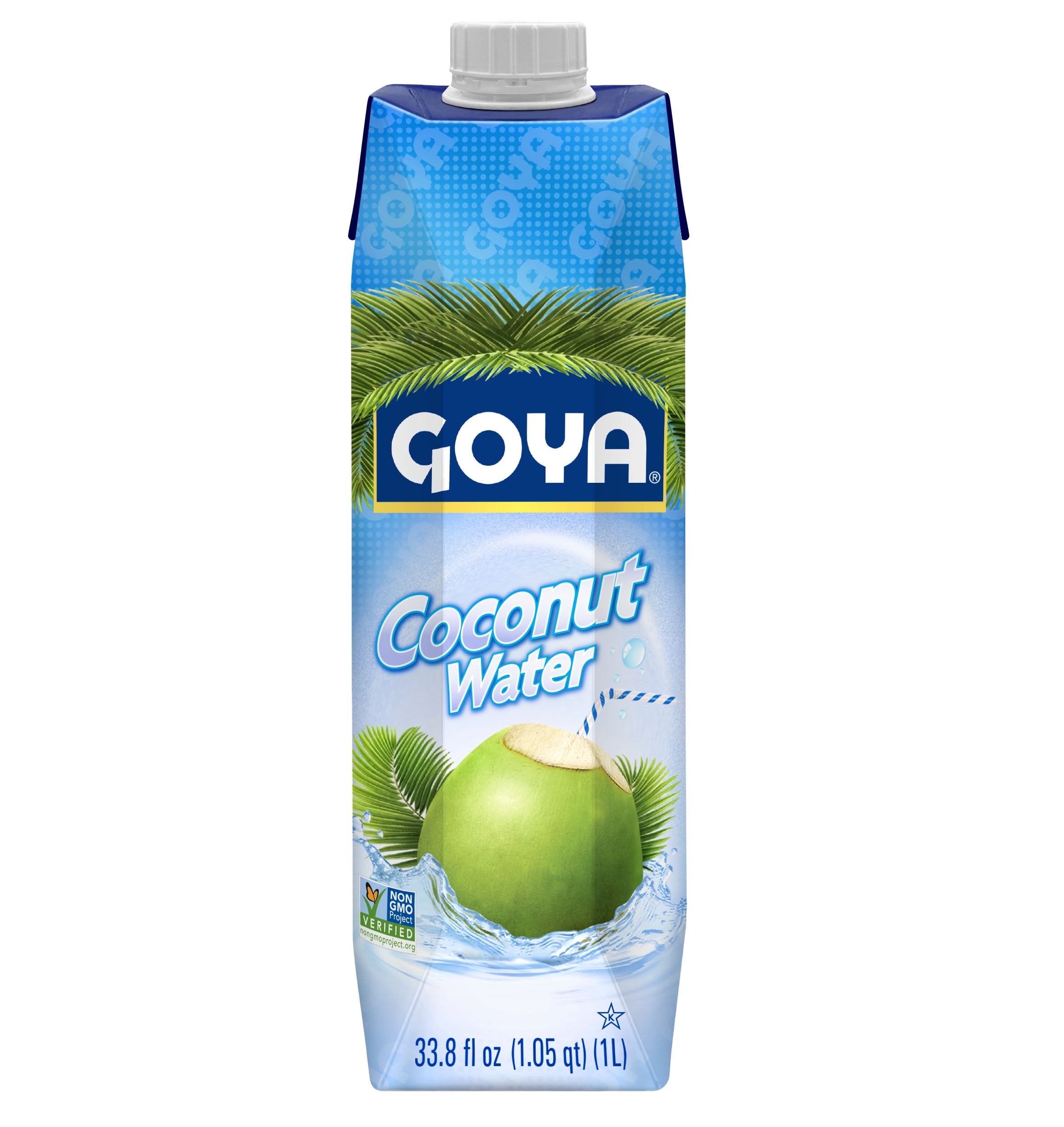 Goya Coconut Water, Refreshing Tropical Beverage, Naturally Hydrating (33.8 fl oz) 4bhmy