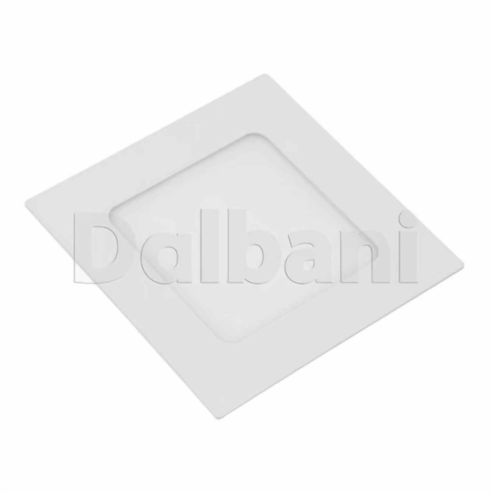 Knack 6W LED Recessed Square Ceiling Panel Light (White, 4000K Neutral White) cxtja