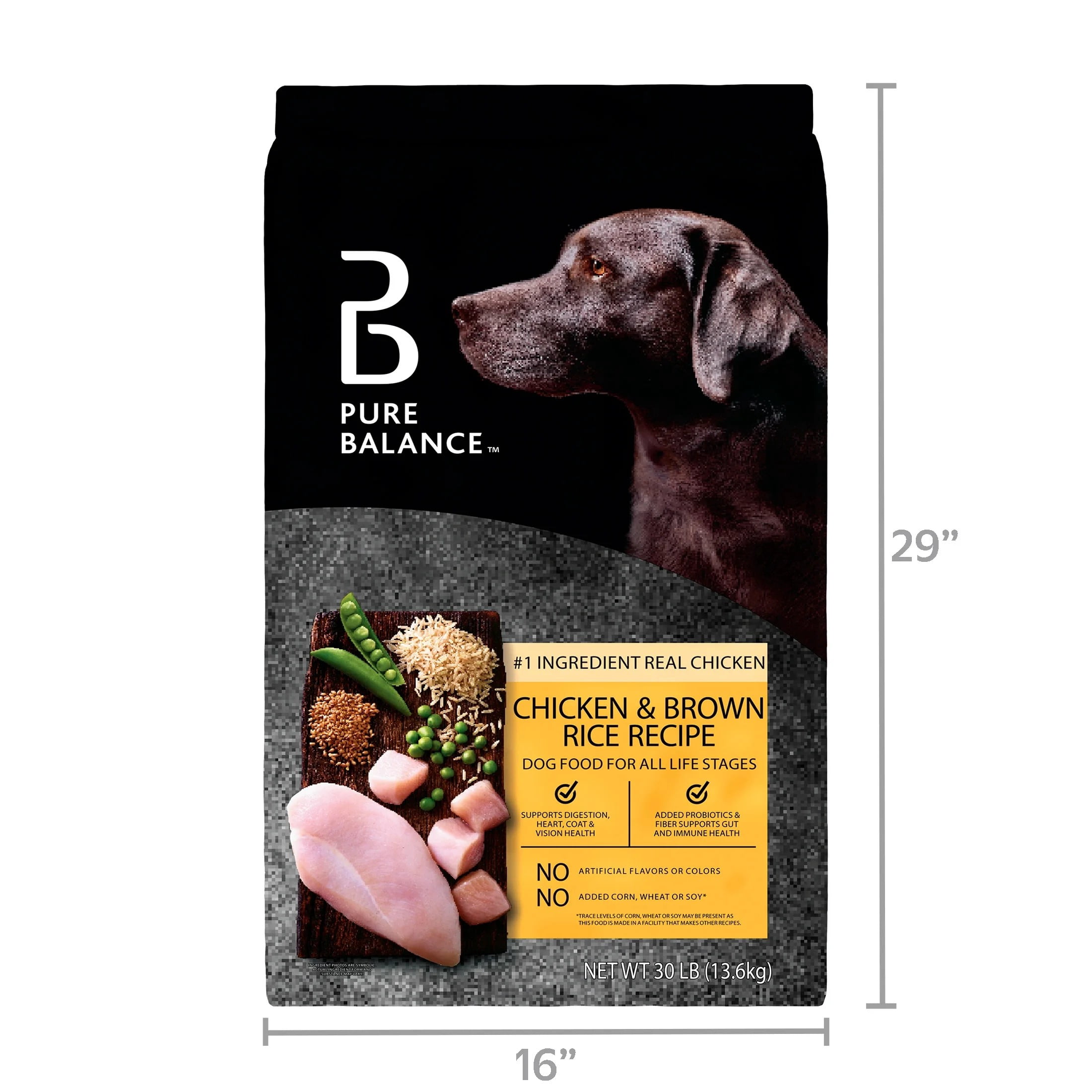 Pure Balance Chicken & Brown Rice Recipe Dry Dog Food (Brown, 30 lb) 51bw9