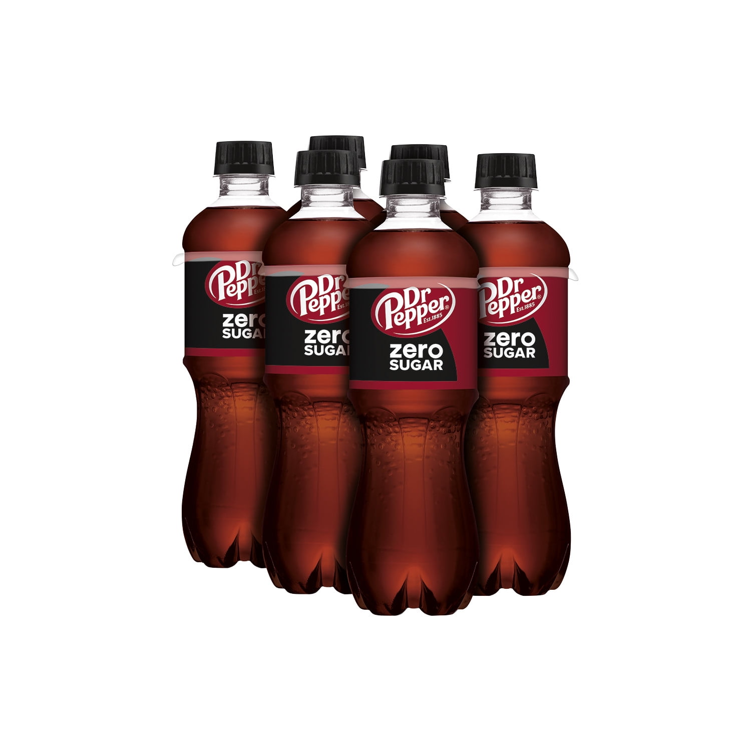 Dr. Pepper Zero Sugar Soda, Refreshing Carbonated Beverage (16.9 fl oz, 6 Pack) 5ugde