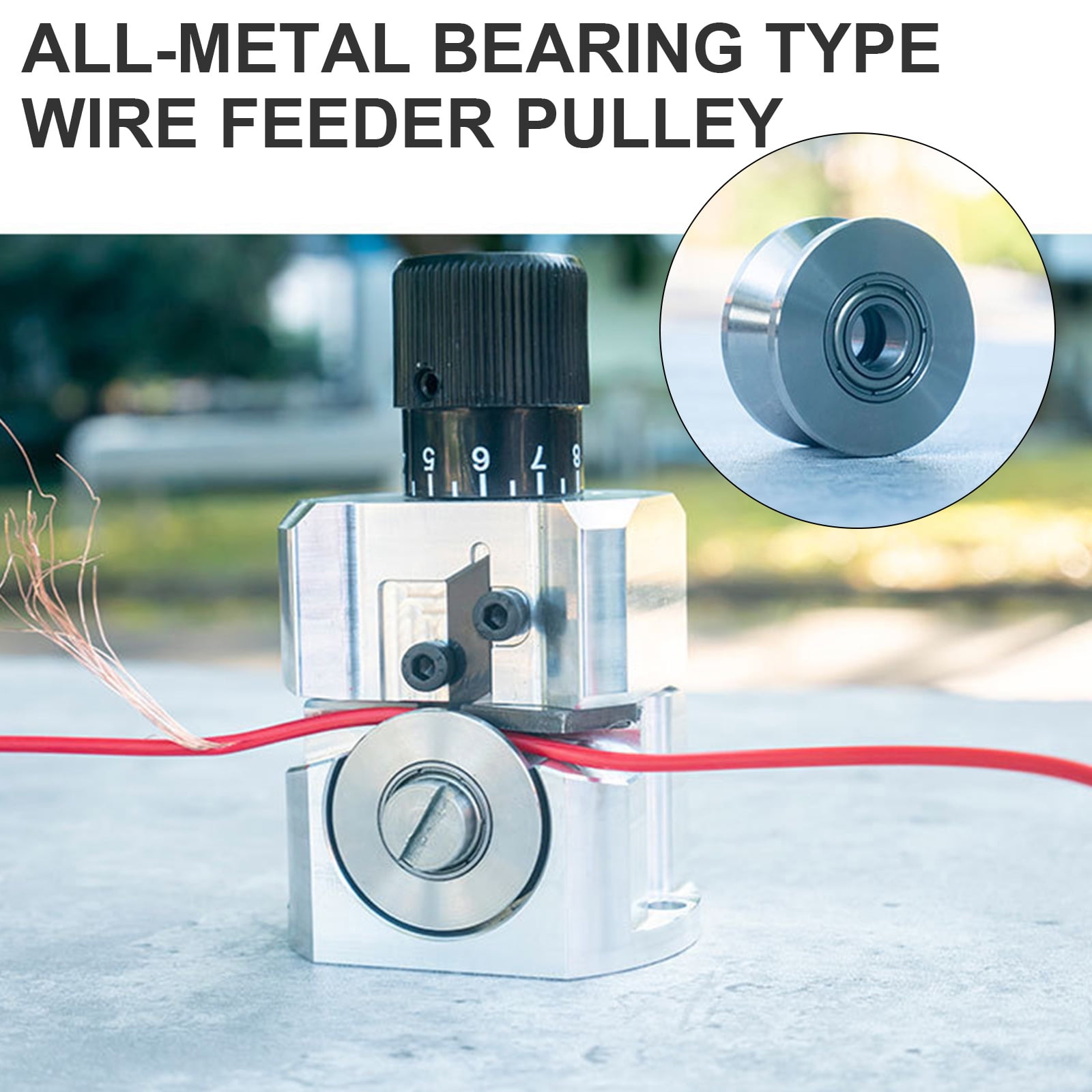 ROZYARD Manual Wire Stripper Machine Portable Scrap Wire Peeling Tool (0.08 in to 1 in) 5xenq