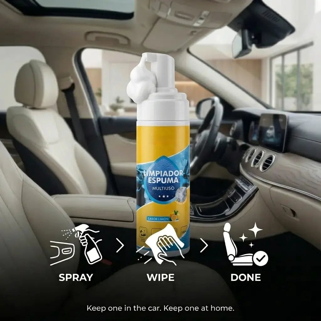 Mrasaso Multi-Purpose Foam Cleaner, Heavy-Duty Interior Stain Remover for Car and Home (5 oz) 8l2ud