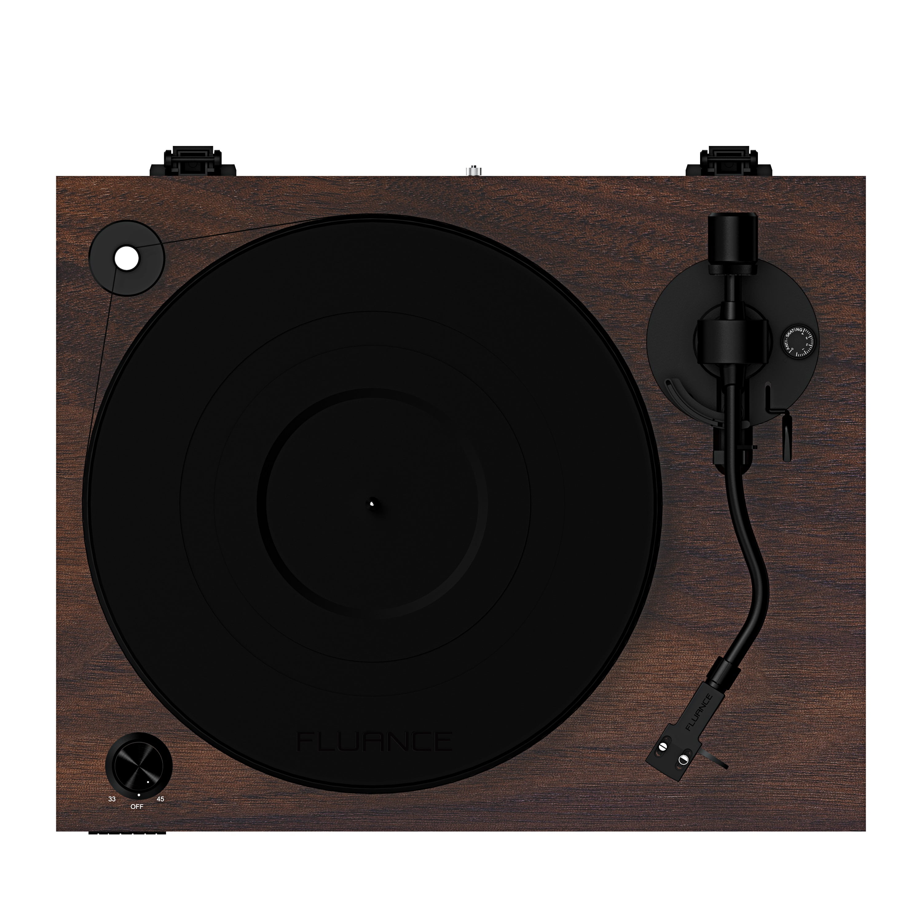 Fluance RT84 Reference High Fidelity Vinyl Turntable Record Player with Ortofon 2M Blue Cartridge (Walnut) 7cus1