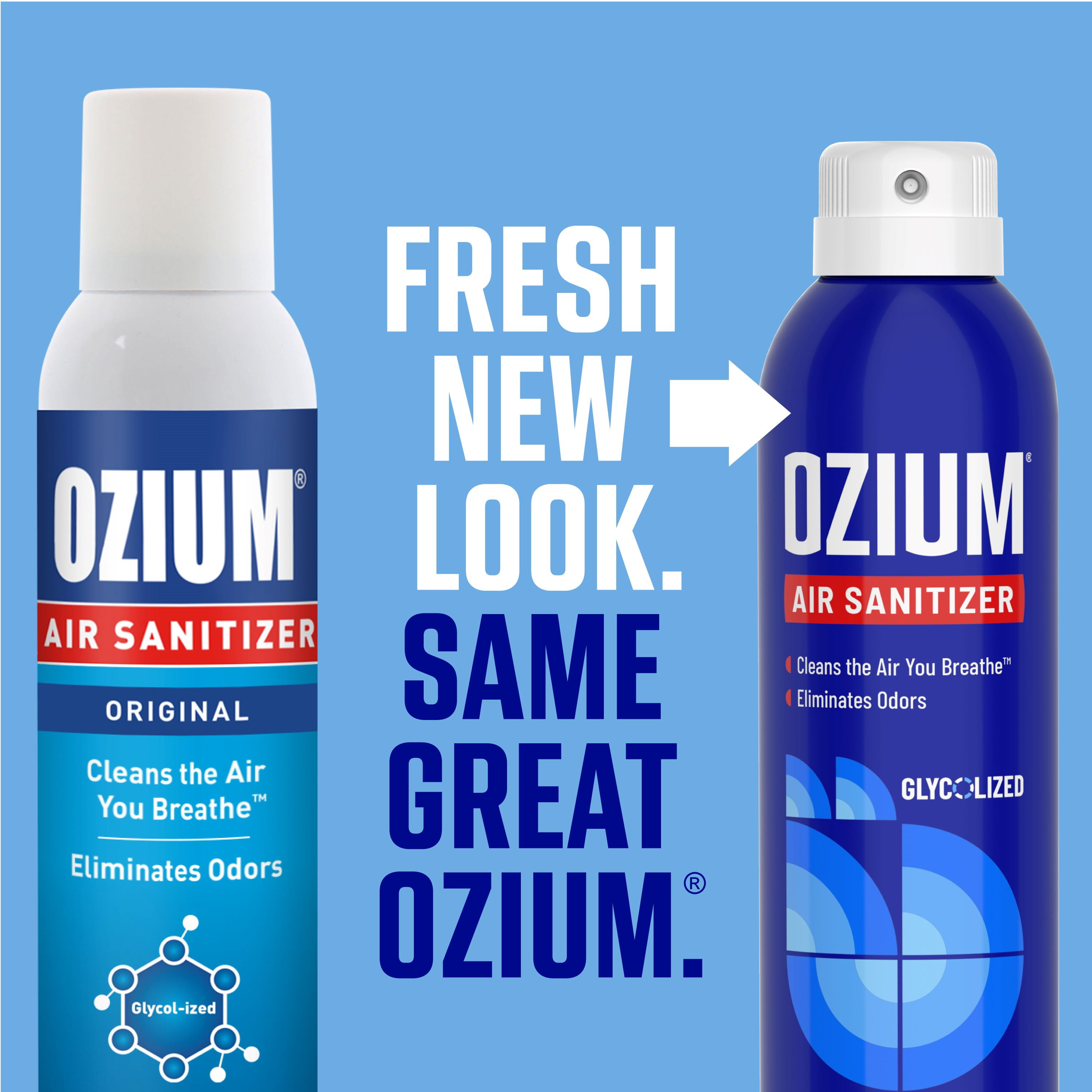 Ozium Air Sanitizer Spray, Original Scent, Odor Eliminator (6 Pack, 8 oz) timhe