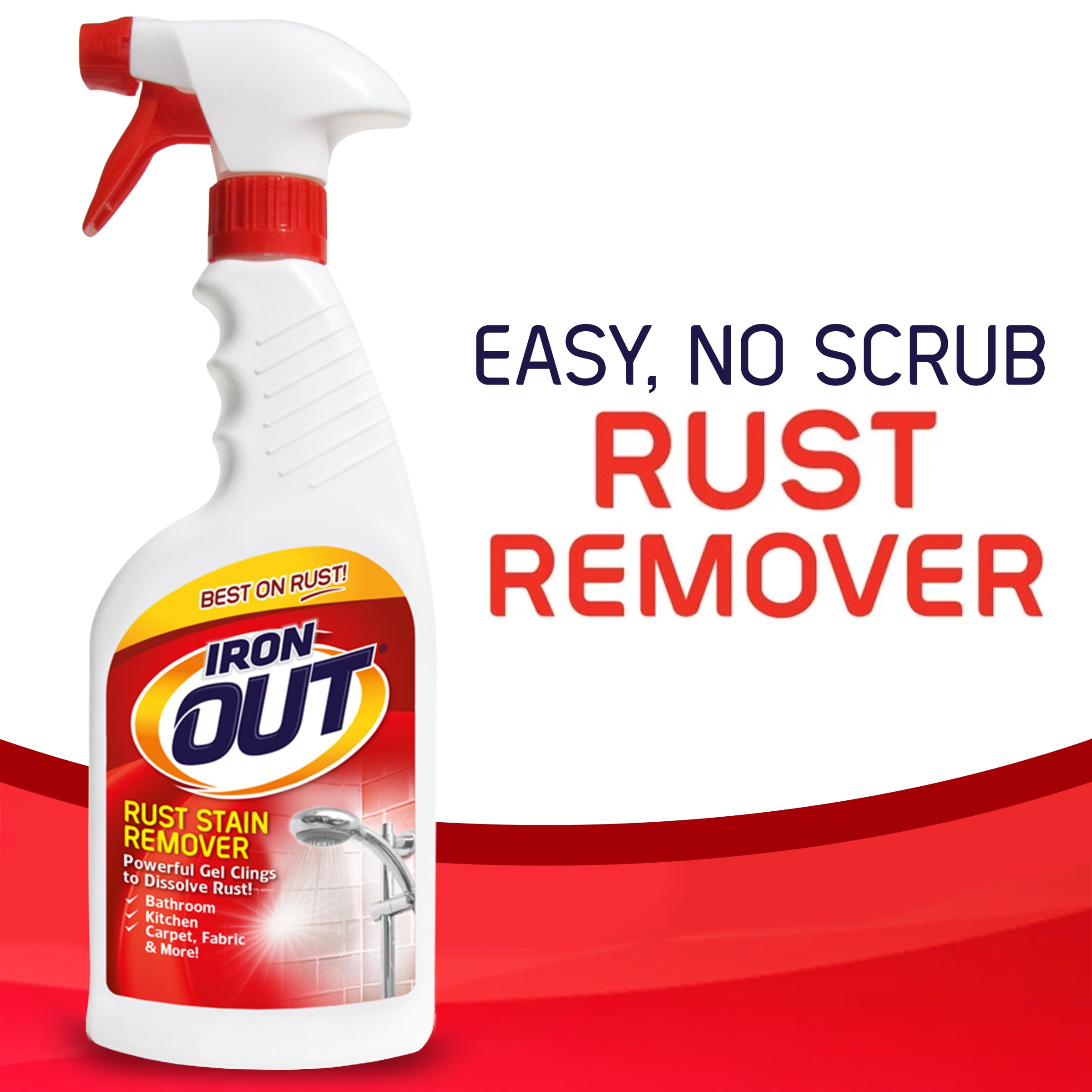 Iron OUT Rust Stain Remover Spray Gel (Heavy-Duty, 24 fl oz) 5z0zi