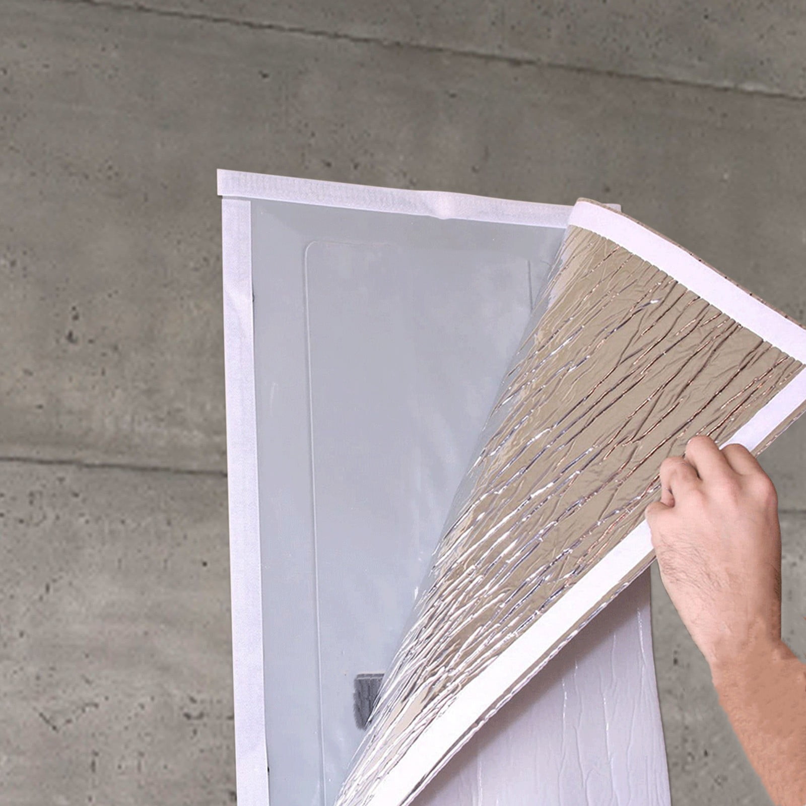 Mrasaso Attic Insulation Cover for Ceiling Fan and Door (Energy Efficient Thermal Seal, 24 in x 24 in) w0zva