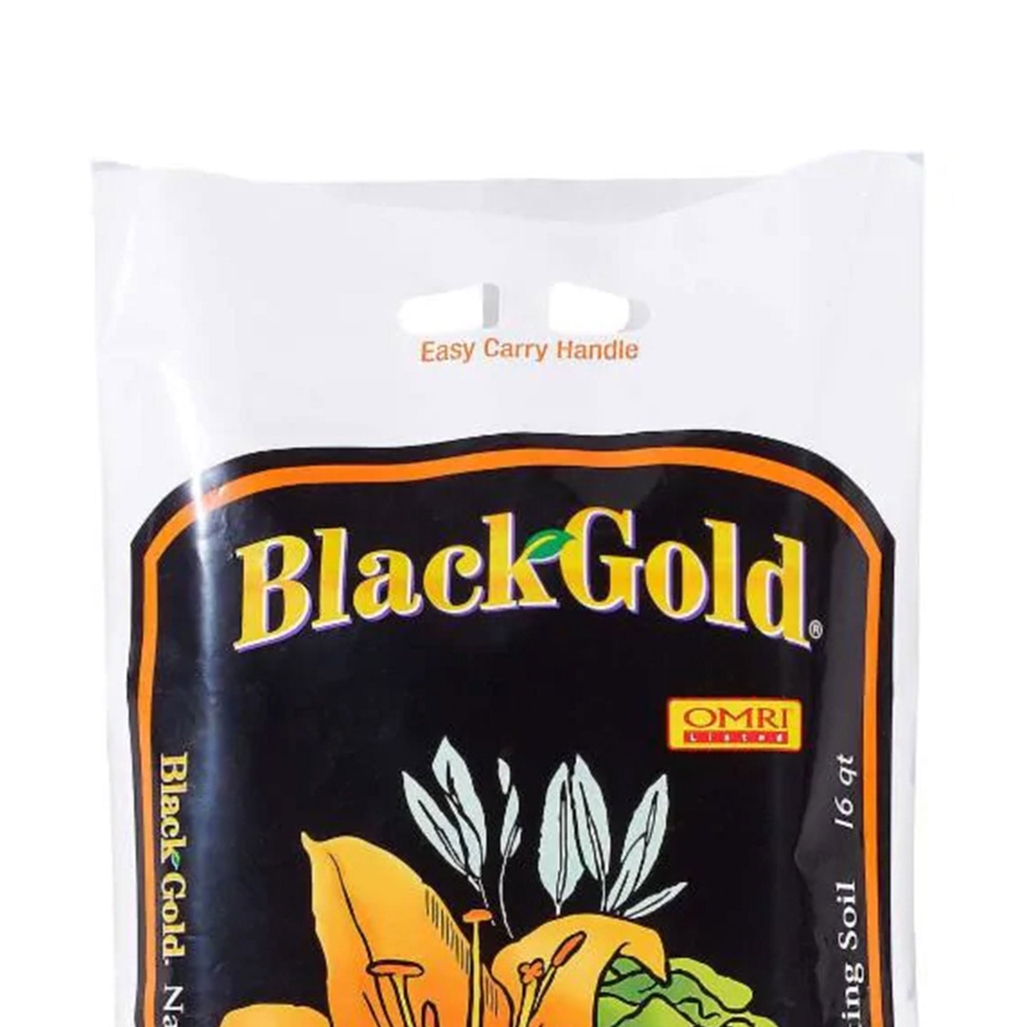 Black Gold Natural & Organic Potting Soil with Fertilizer for Indoor and Outdoor Plants (Black, 16 qt) dd8zz