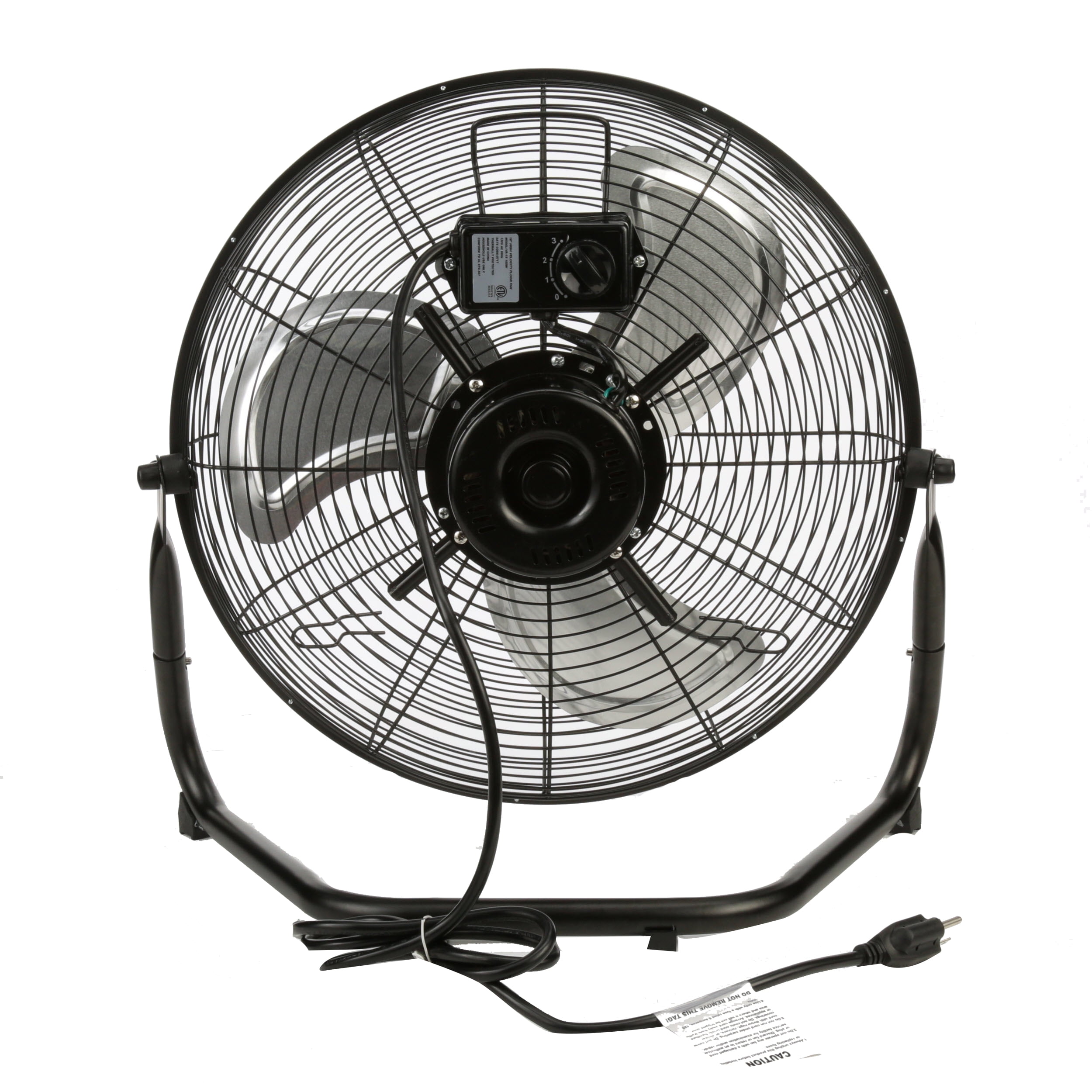 VieAir 18 in High Velocity Floor Fan, 3-Speed Adjustable Tilt (Black, 18 in) lwrdk