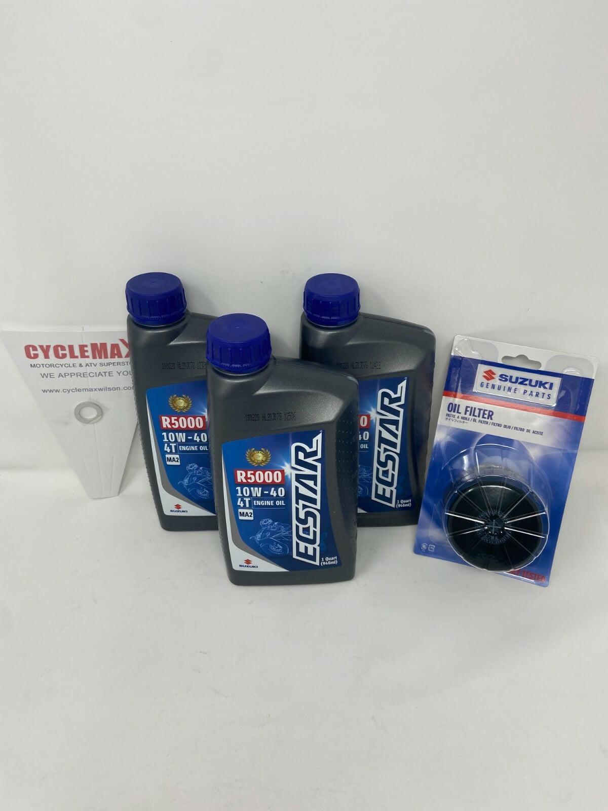 Suzuki GSX-R600 Engine Oil Change Kit (10W-40, 1 Kit) 1z4zt