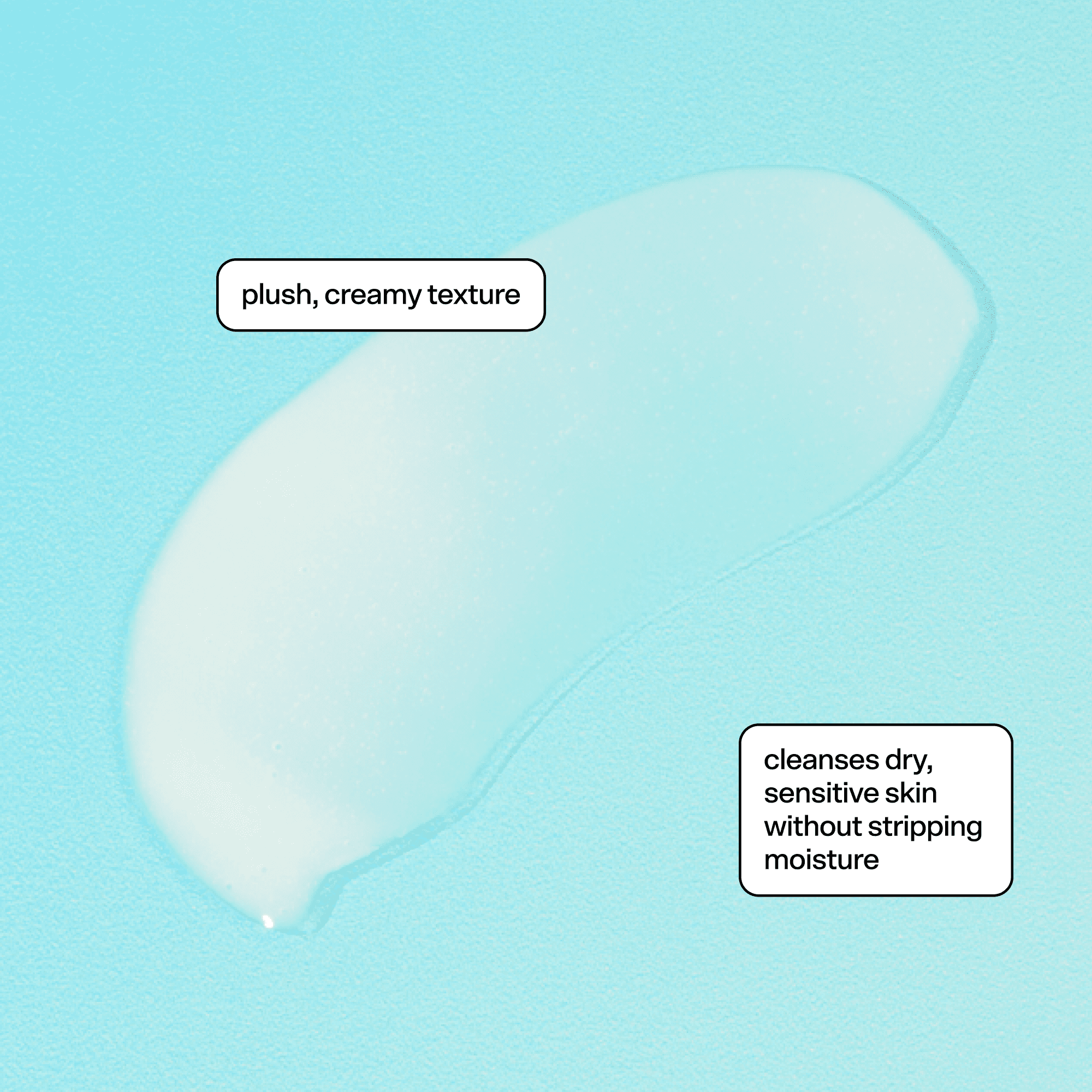 Bubble Skincare Soft Launch Cream Cleanser, Hydrating Face Wash for All Skin Types (4.2 fl oz) mdr3y