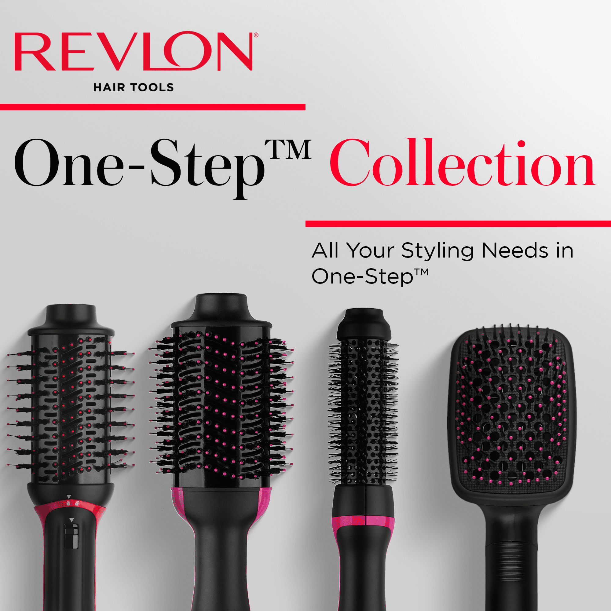 Revlon One-Step Root Booster Round Hair Dryer and Styler (Black, 1.5 in) hb97h