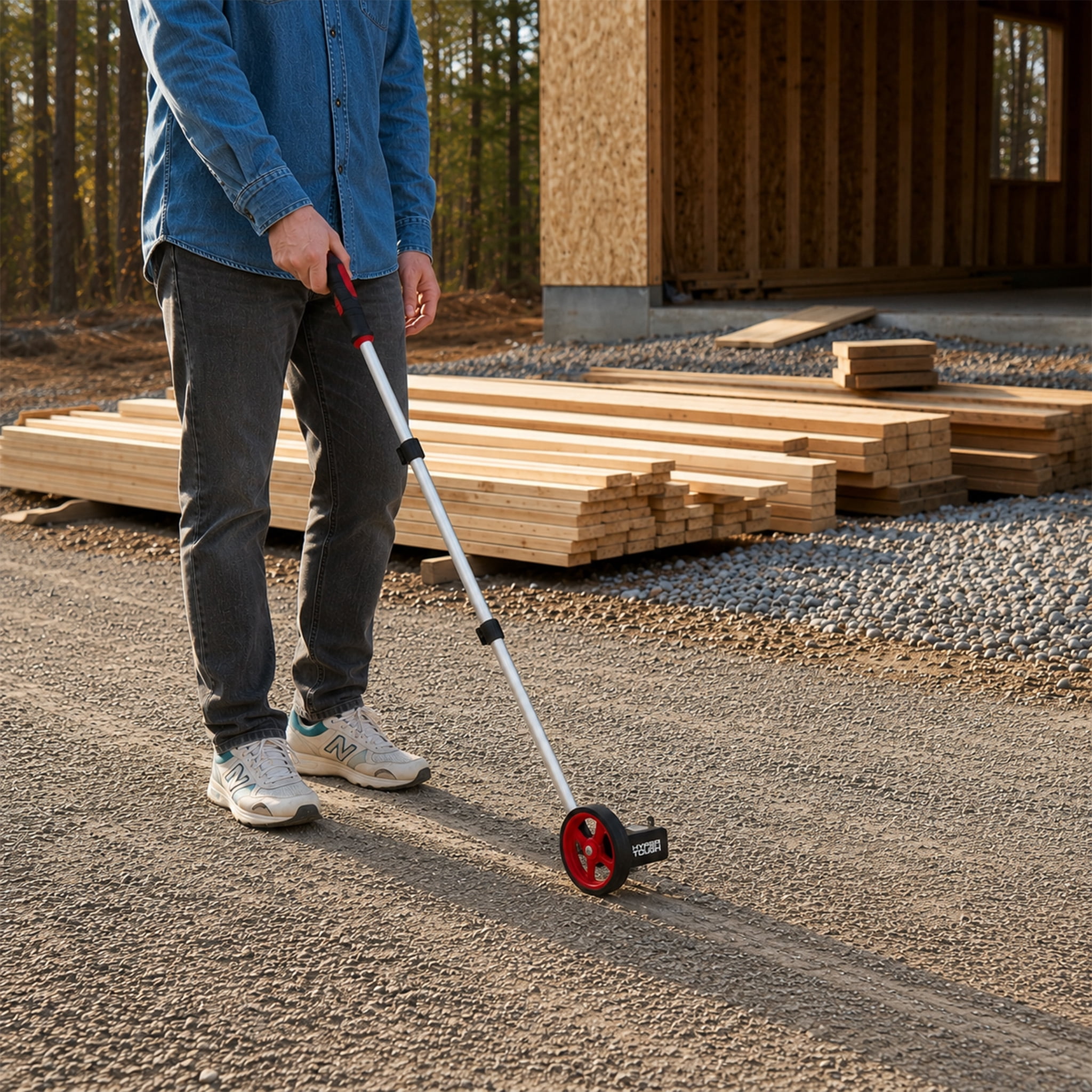 Hyper Tough Measuring Wheel with Mechanical Counter (10,000 ft) b5258