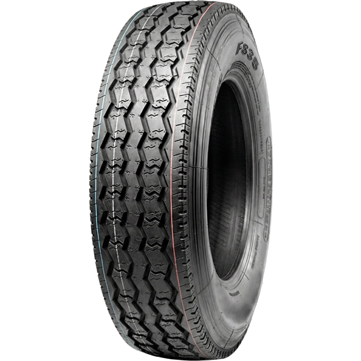 Green Max F835 All Steel ST235/85R16 Trailer Tire (Black, 14 Ply) q3b14