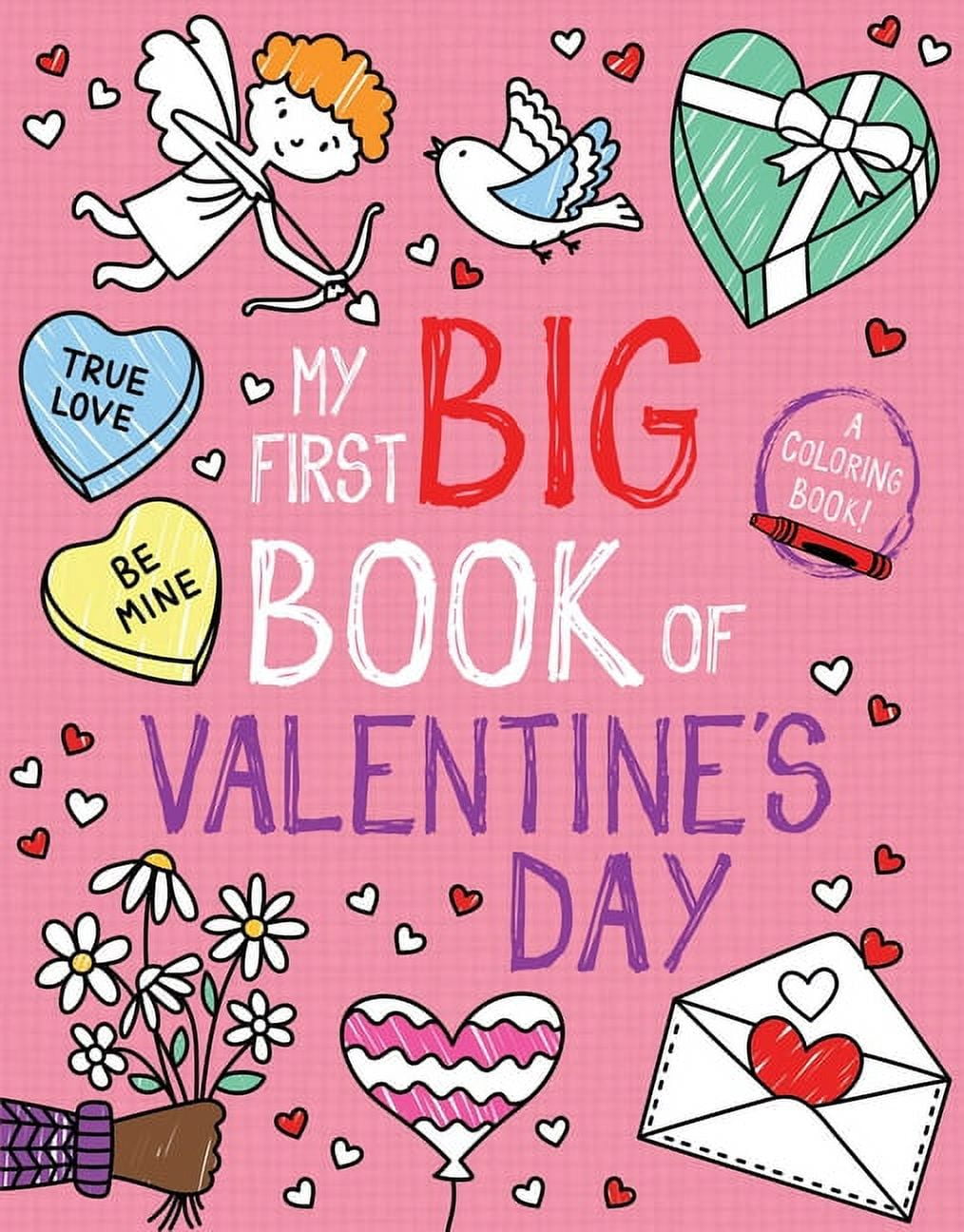 Little Bee Books My First Big Book of Valentine's Day Coloring Activity Book (192 Pages) epem8
