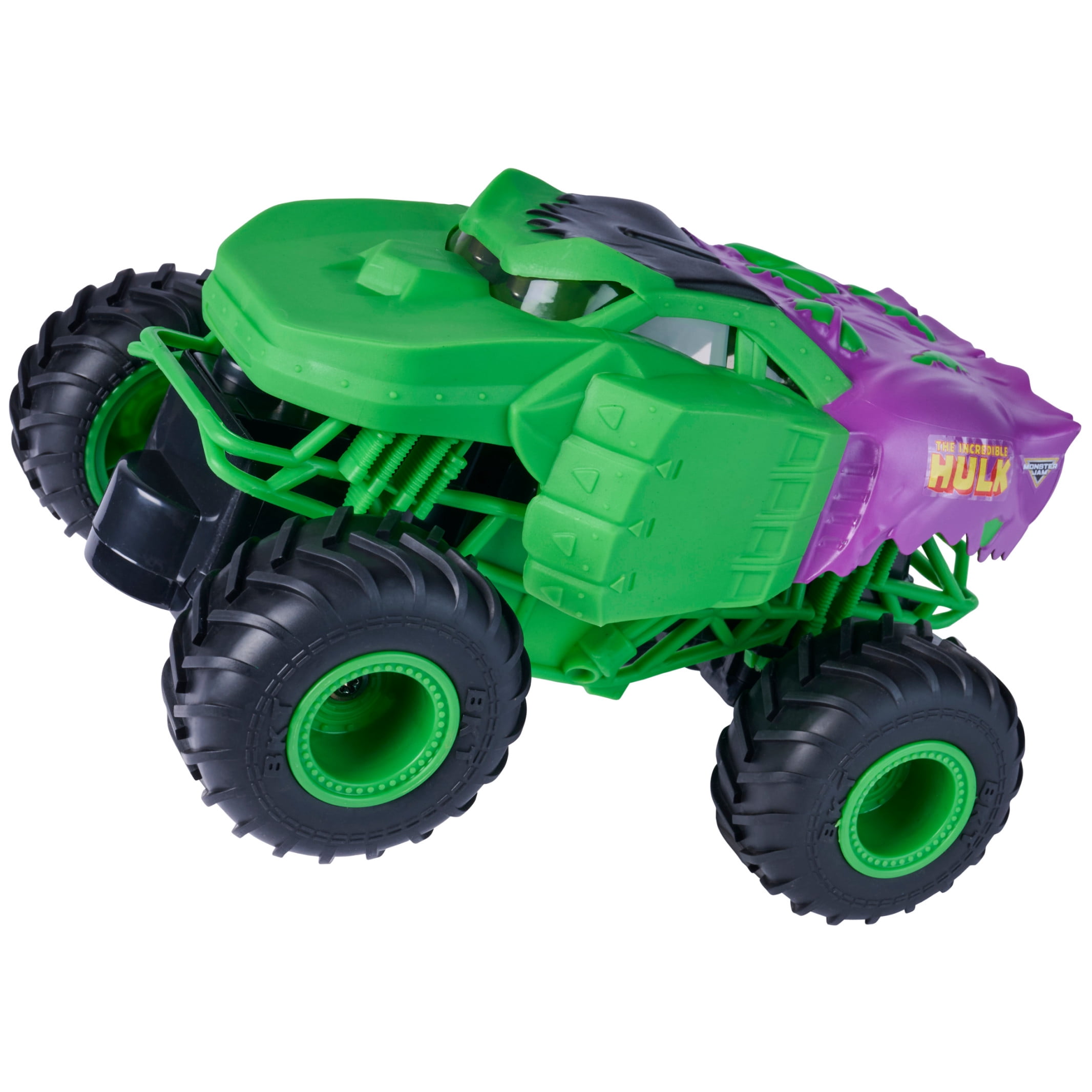 Monster Jam Marvel The Hulk RC Monster Truck (Green, 1:24 Scale) 3zpem
