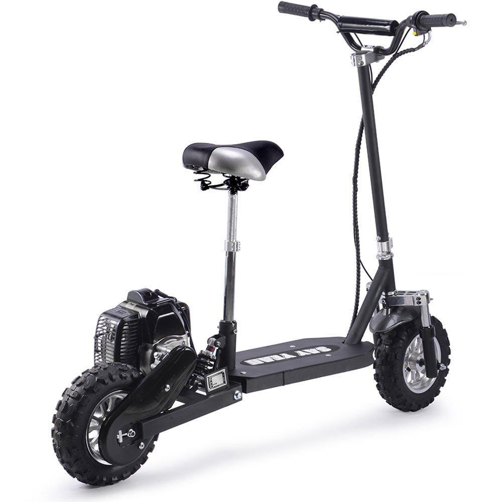 Say Yeah 800W Electric Stand-up Scooter with Seat (Black, 75 lb) gfrme