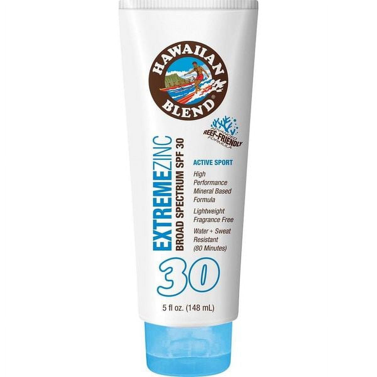 Hawaiian Blend Extreme Zinc Sunscreen Lotion SPF 30 Broad Spectrum (White, 5 oz) vktxb