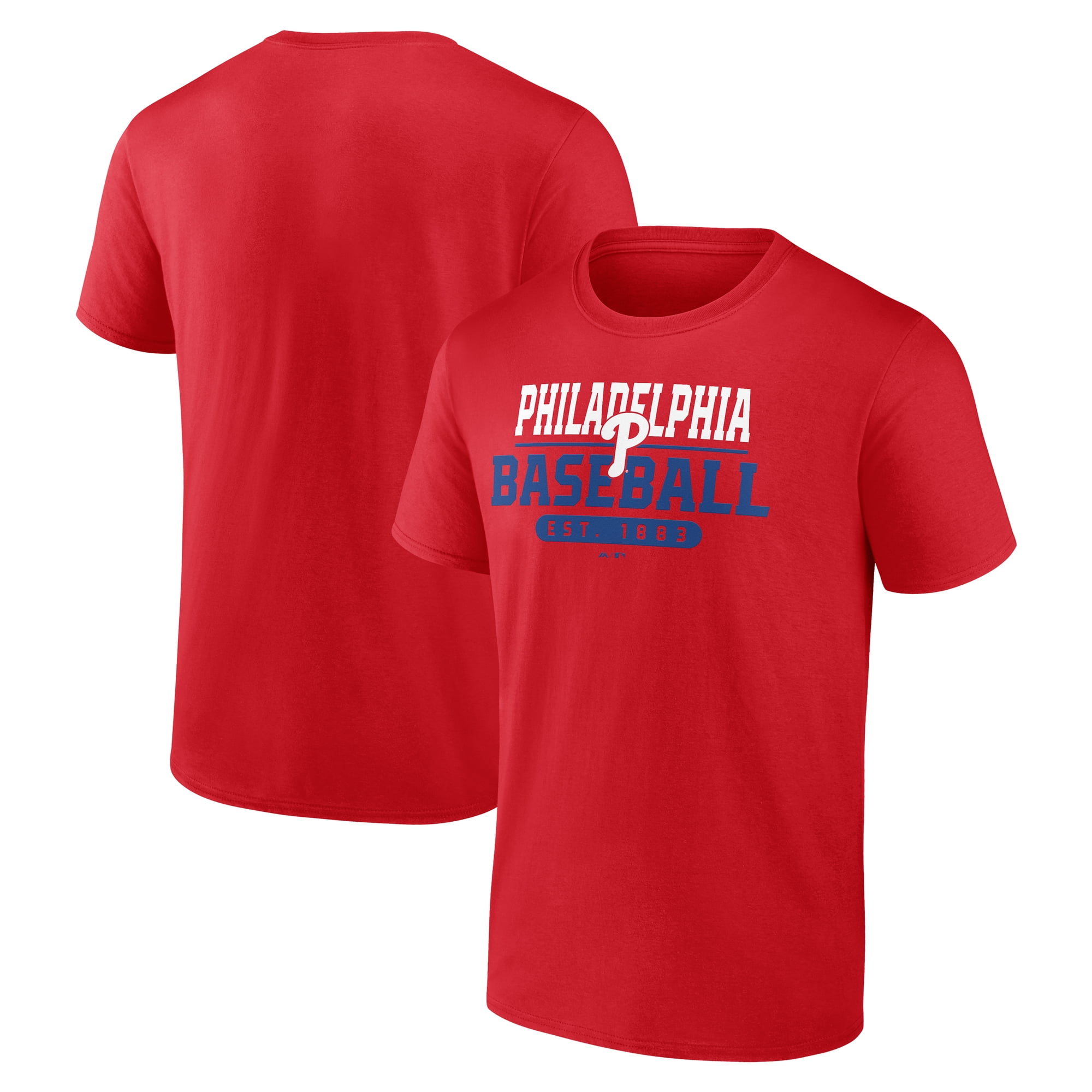 Philadelphia Phillies Men's Zero In Cotton T-Shirt (Red, 3XL) 39lib