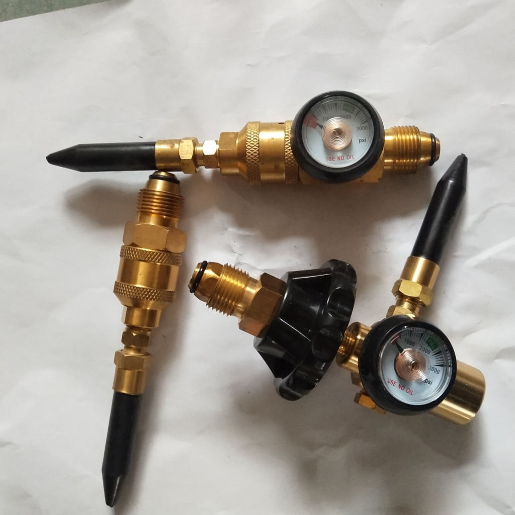 ATALRPOU Helium Balloon Inflator Regulator with Pressure Gauge (0-3000 PSI) sdzvs