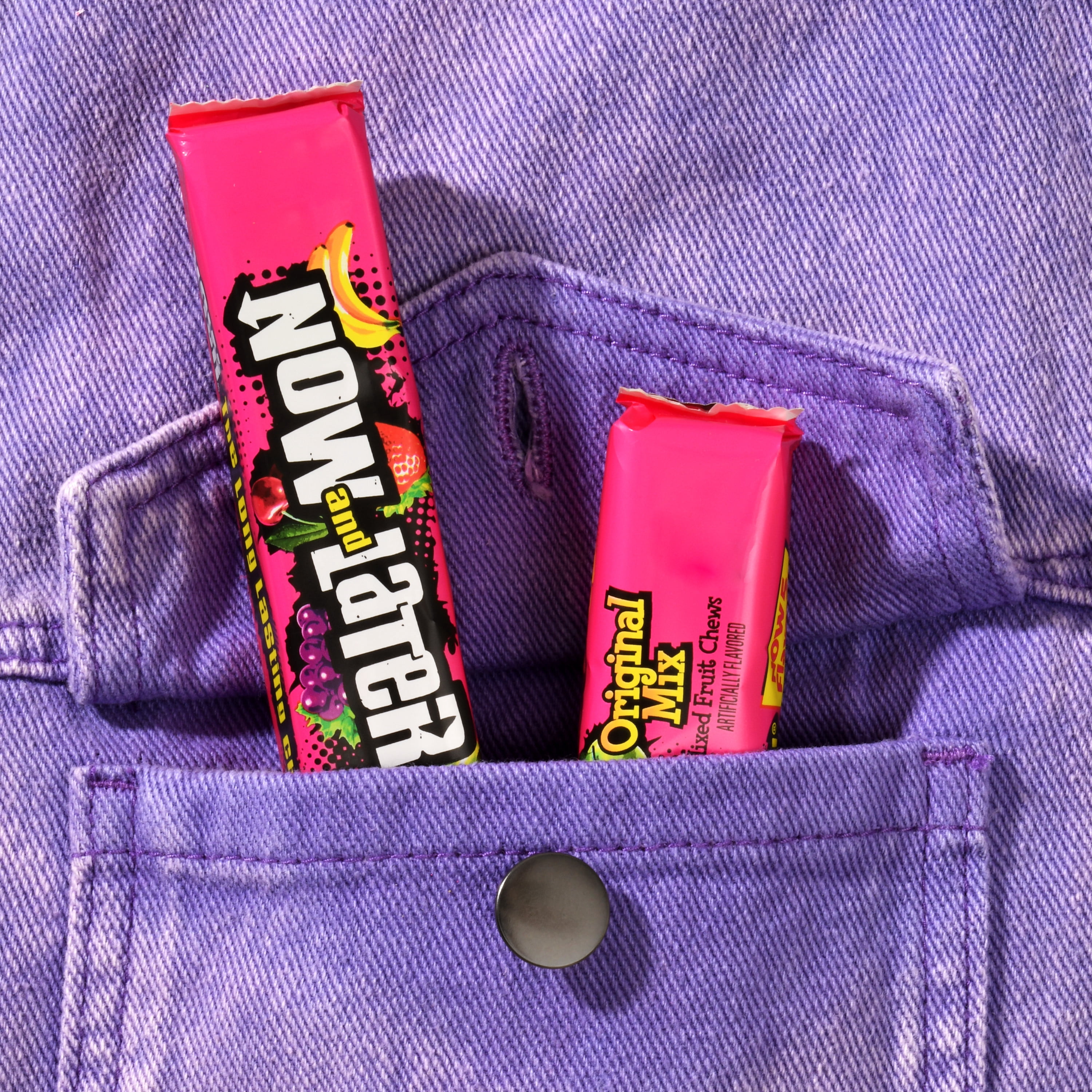 Now and Later Original Mix Fruit Chews Candy (Assorted Flavors, 2.44 oz) kz1tw