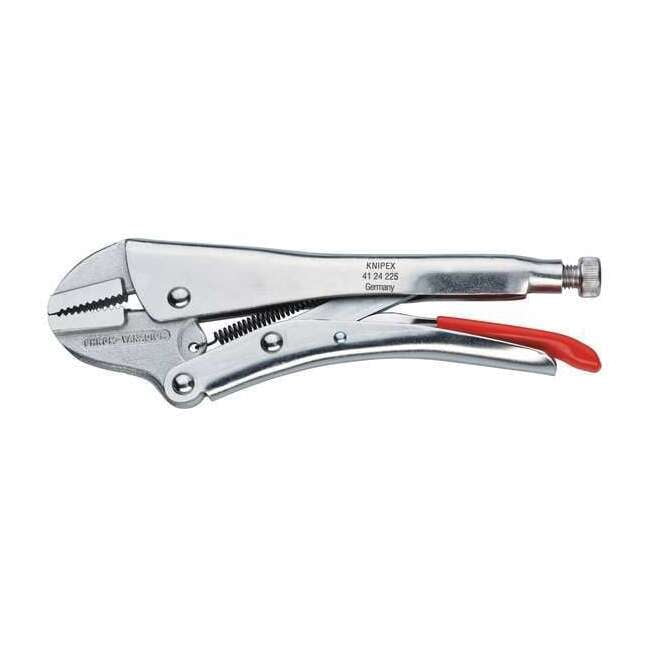 Knipex Straight Jaw Grip Pliers Heavy Duty Professional Hand Tool (Silver, 9 in) q0v5c