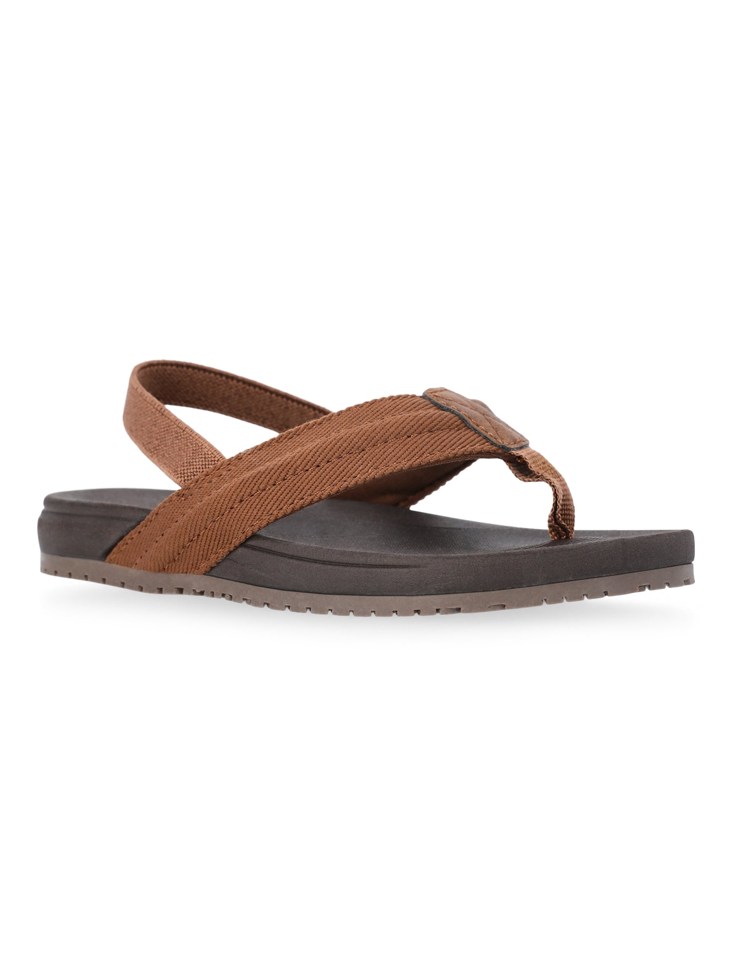 Wonder Nation Toddler Boys Casual Flip Flops (Brown, 8 Toddler) ybc1j