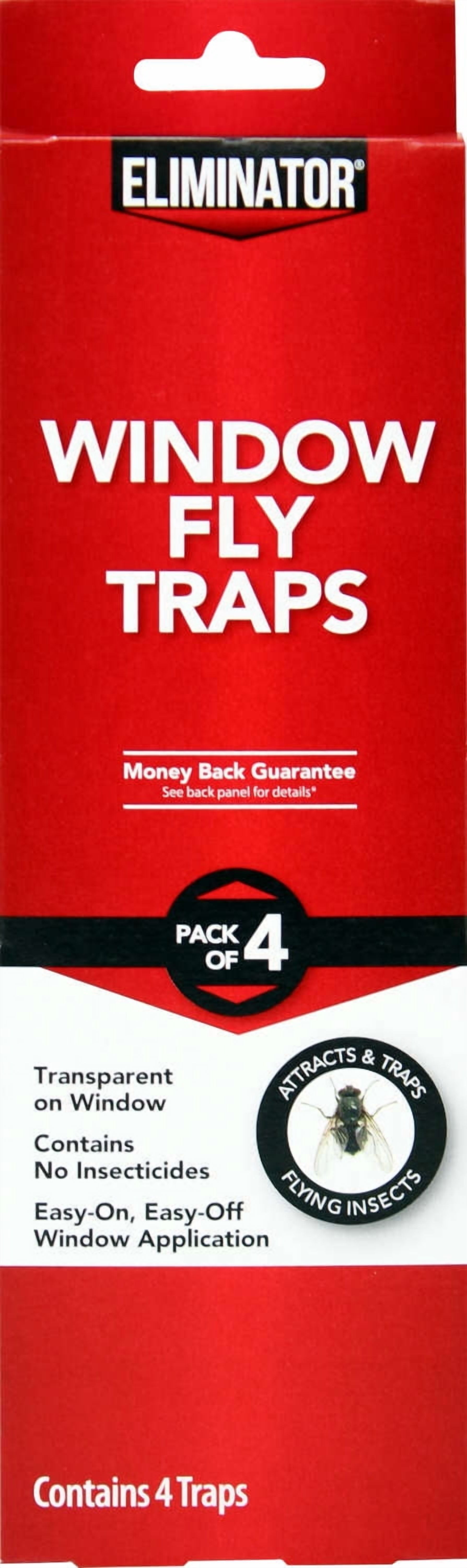 Eliminator Window Fly Trap Adhesive Strips (4 Pack) z96ep