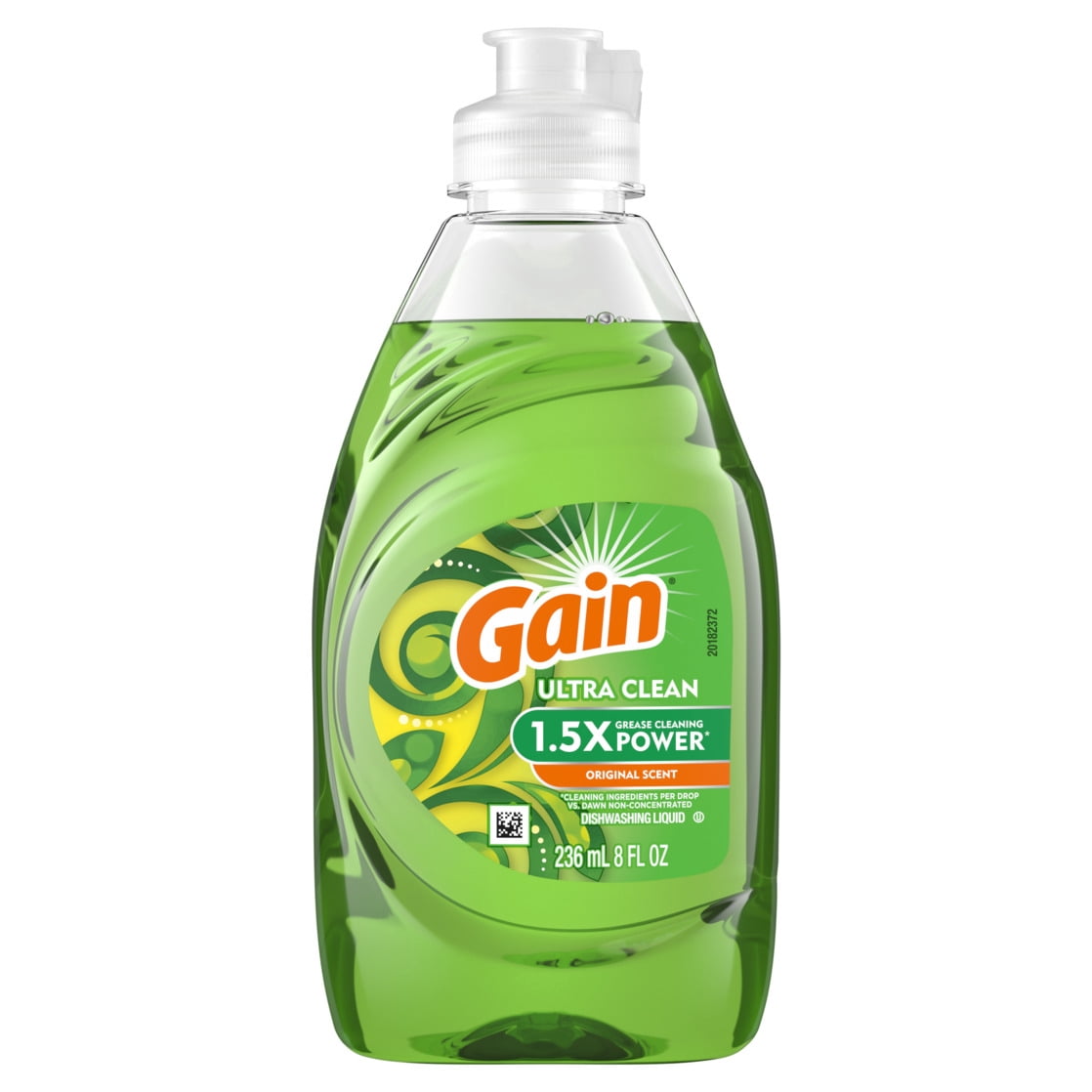 Gain Ultra Dishwashing Liquid Soap, Grease-Fighting Formula (Original Scent, 8 fl oz) rxexr