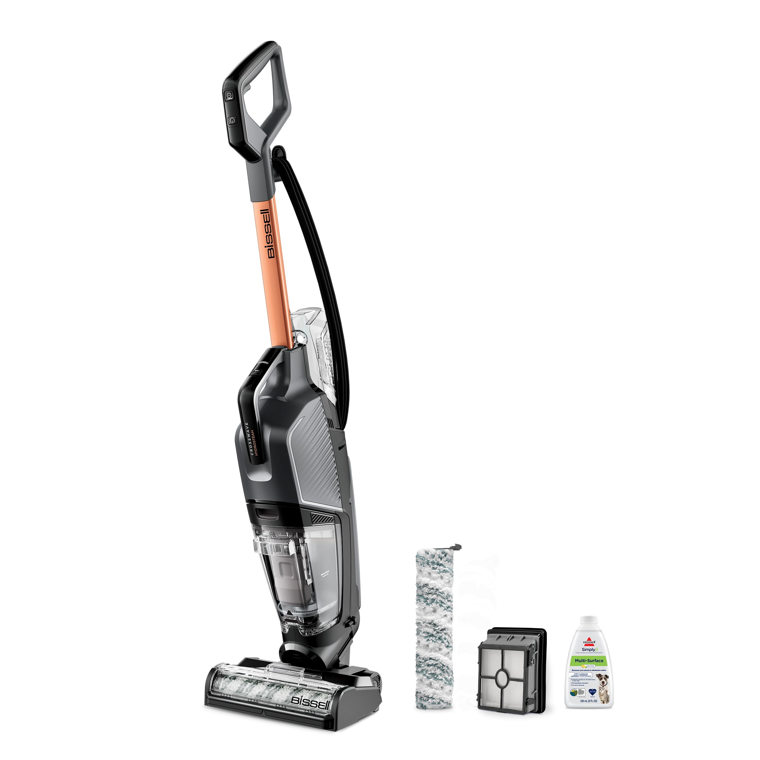BISSELL CrossWave HydroSteam Multi-Surface Wet Dry Vacuum and Steam Mop (3513, Corded) 1r9z1