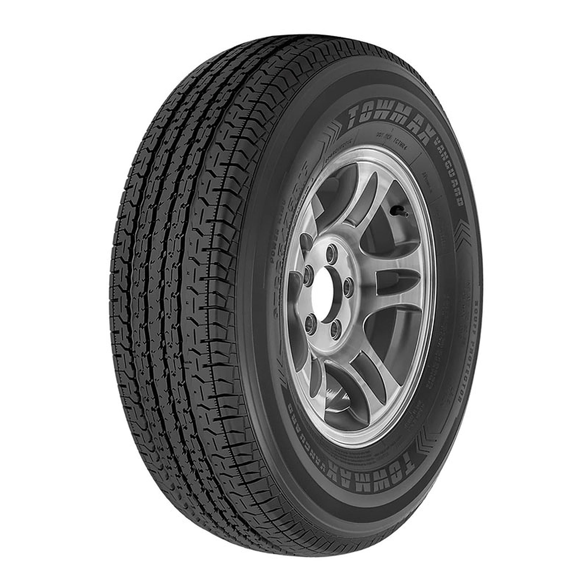 Power King Towmax Vanguard ST235/85R16 Trailer Tire (Load Range F, 1 Tire) zcv20