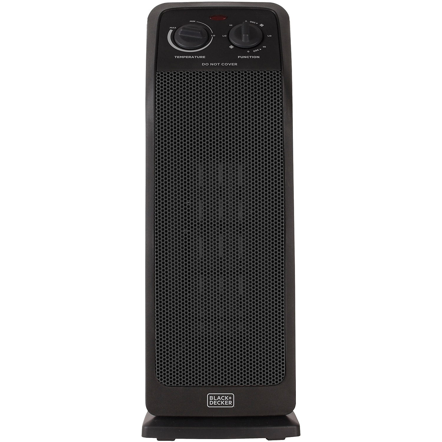 BLACK+DECKER Electric Ceramic Tower Space Heater (Black, 1500 Watt) 00ged