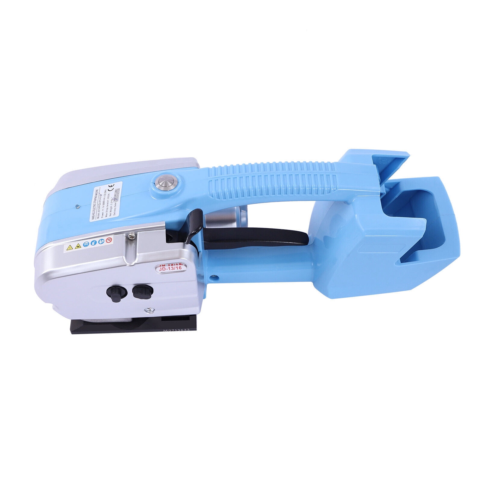 DENSET Automatic Strapping Machine Battery Operated Banding Tool for 0.5-0.625 in PP PET Straps (Blue) yqv1z