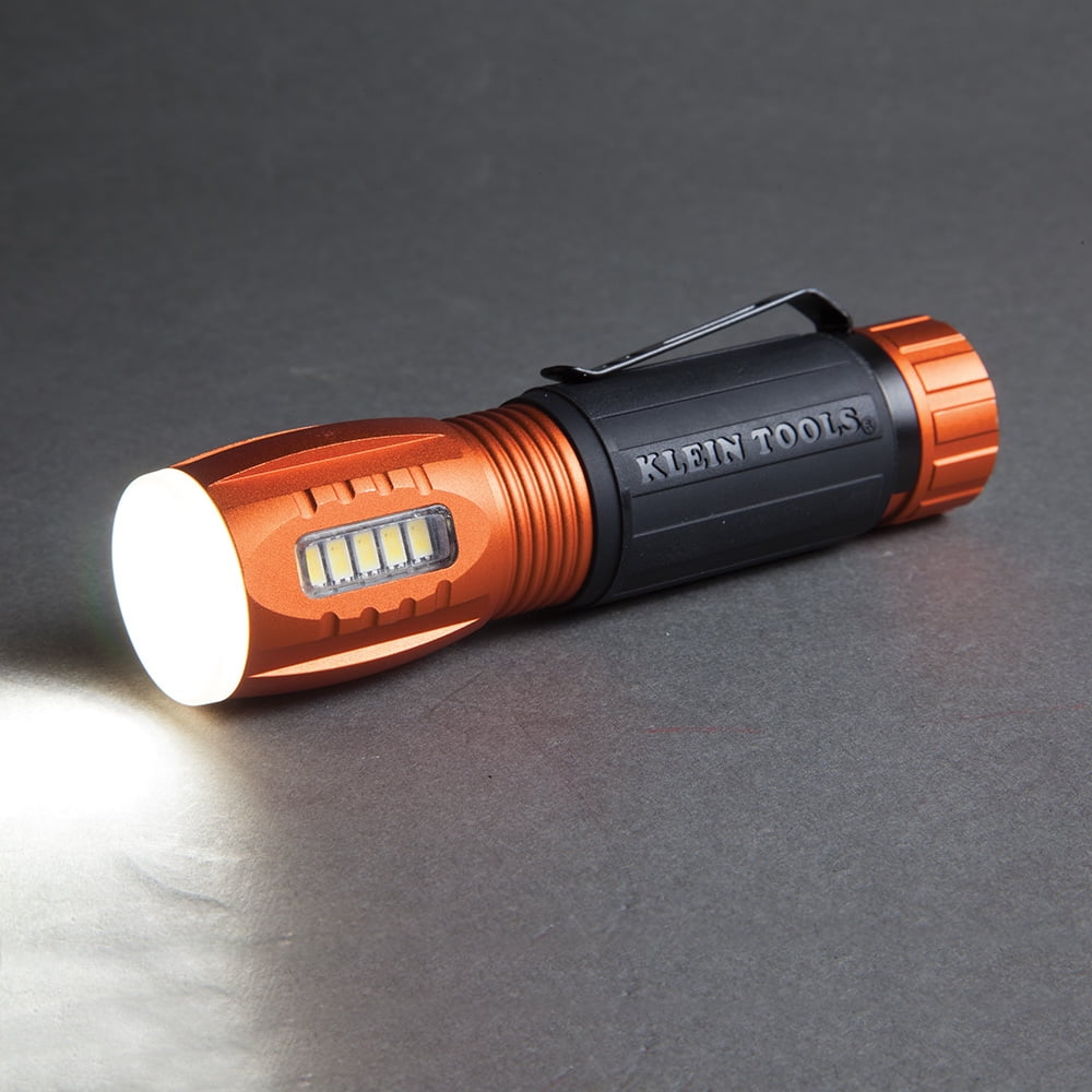 Klein Tools 56028 LED Flashlight and Worklight with Magnetic Base (6 in) sxif7
