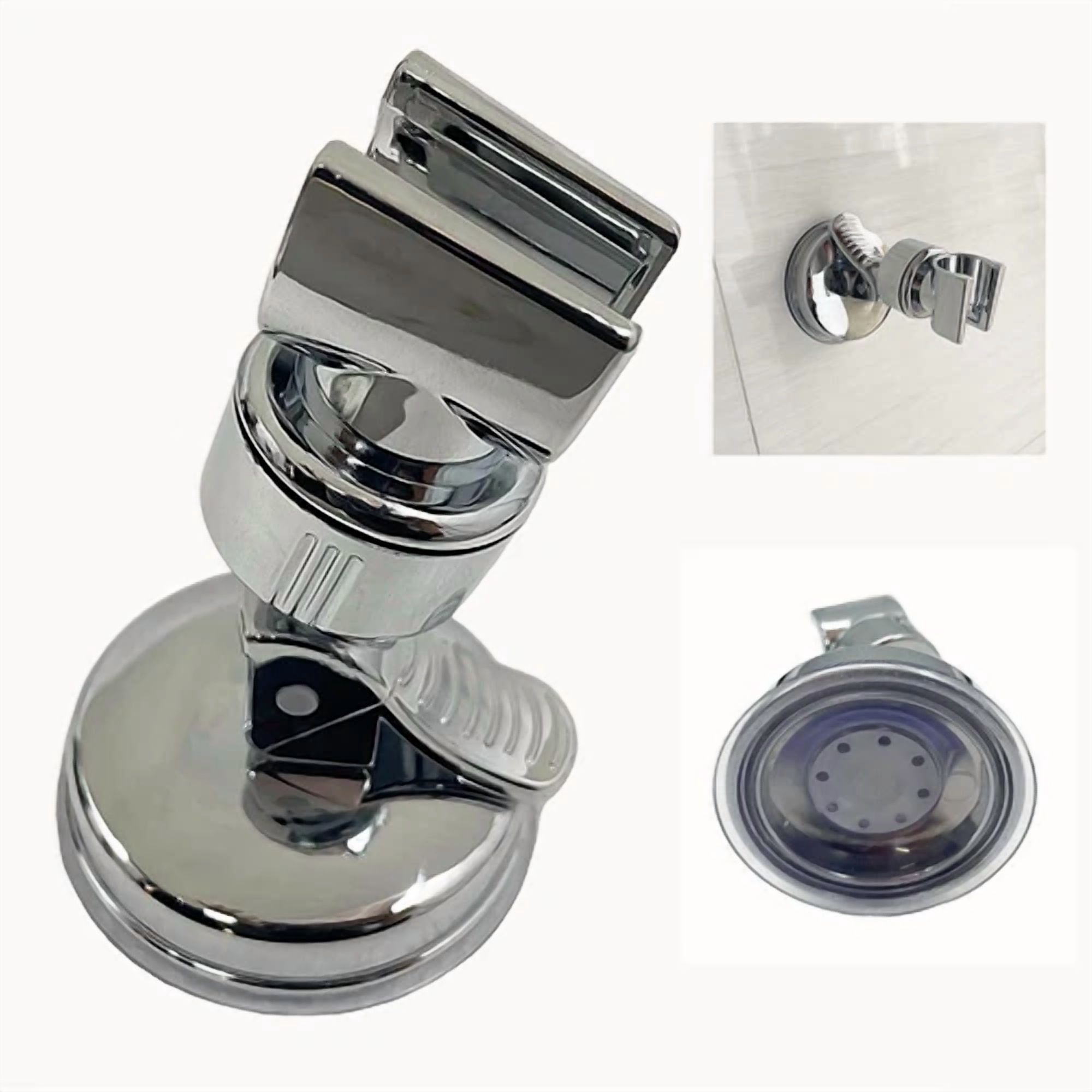FLINT 360° Adjustable Shower Head Holder Suction Cup Mount (Heavy-duty, Universal) zw6ny