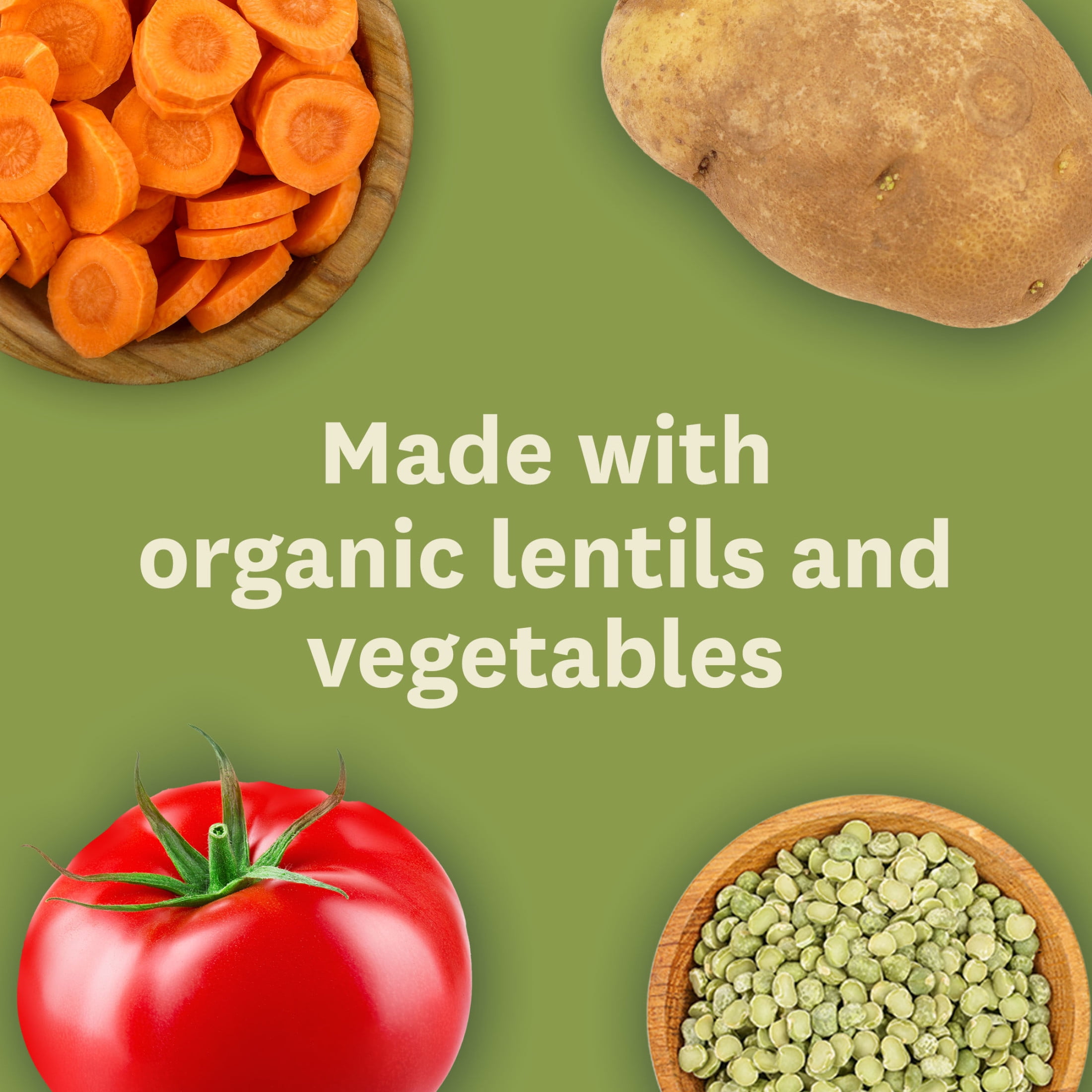 Amy's Kitchen Organic Lentil Vegetable Soup, Light in Sodium, Plant-Based Meal (14.5 oz) k8zfr