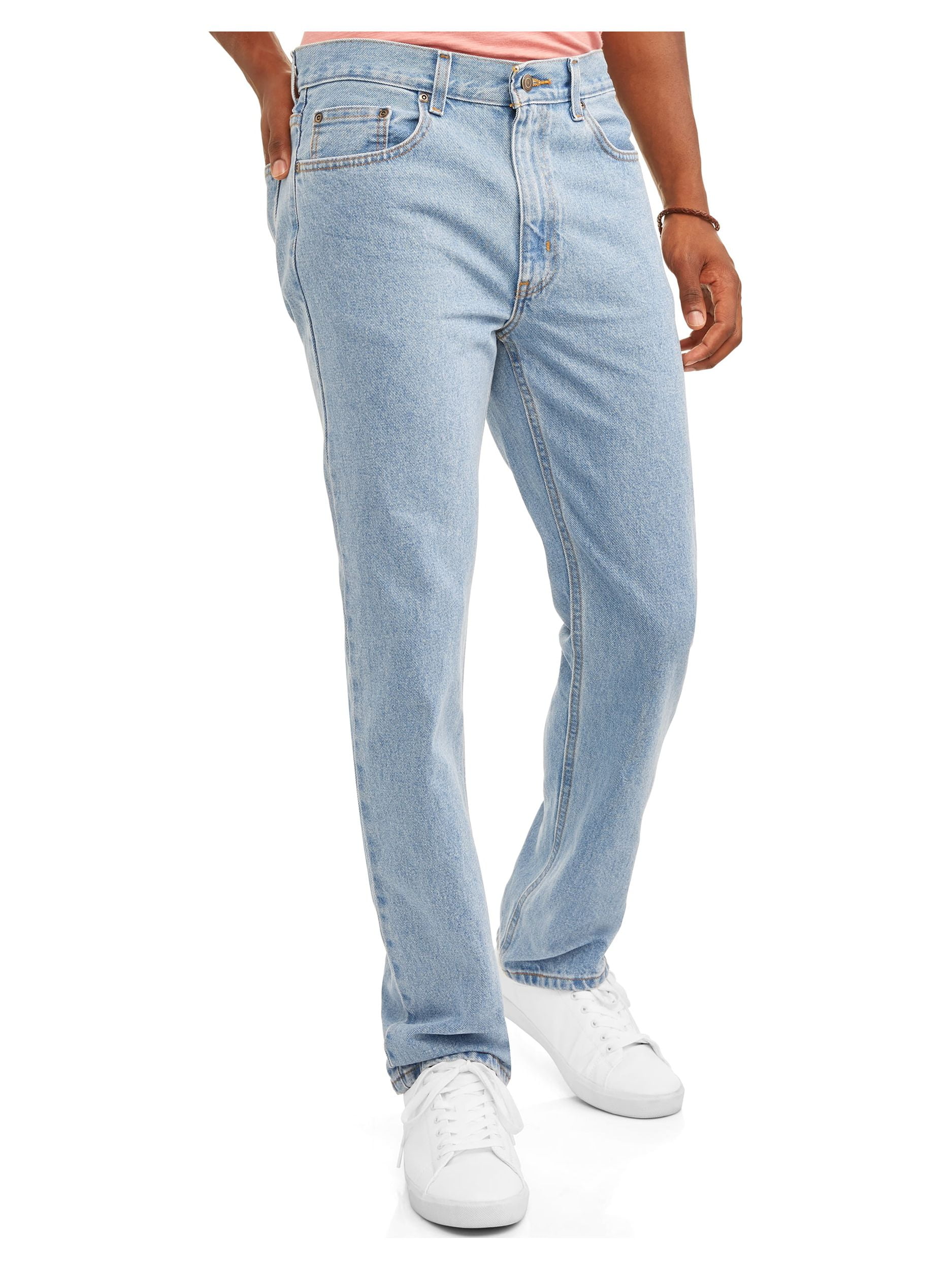 George Men's Classic Fit 100% Cotton Regular Fit Jeans (Blue, 32 x 32) gf9cq