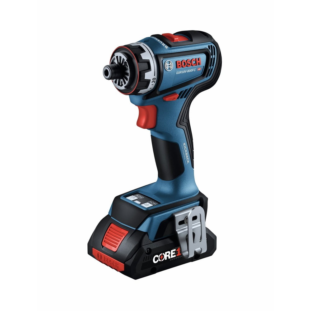Bosch GSR18V-800FCB24-RT 18V Brushless 5-In-1 Flexiclick Cordless Drill Driver Kit with 2 Batteries (4 Ah) keiy0