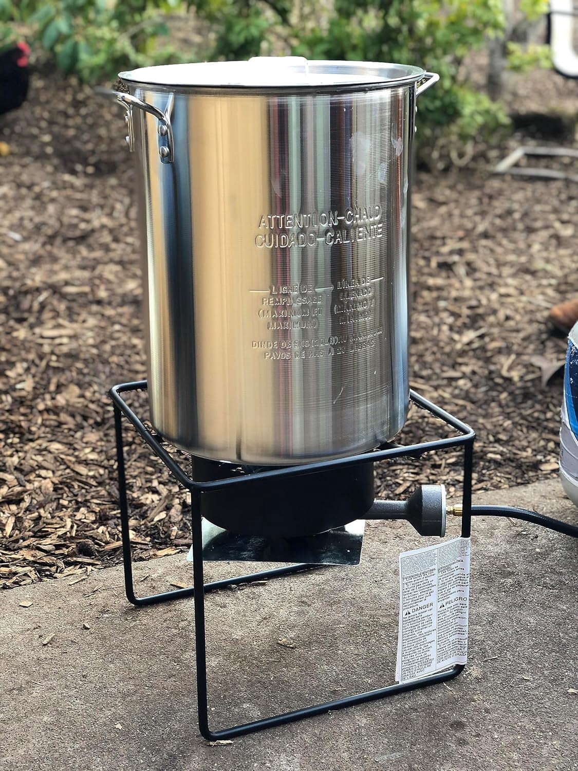 King Kooker Outdoor Propane Turkey Fryer Set with Aluminum Pot (29 qt) 08cyb