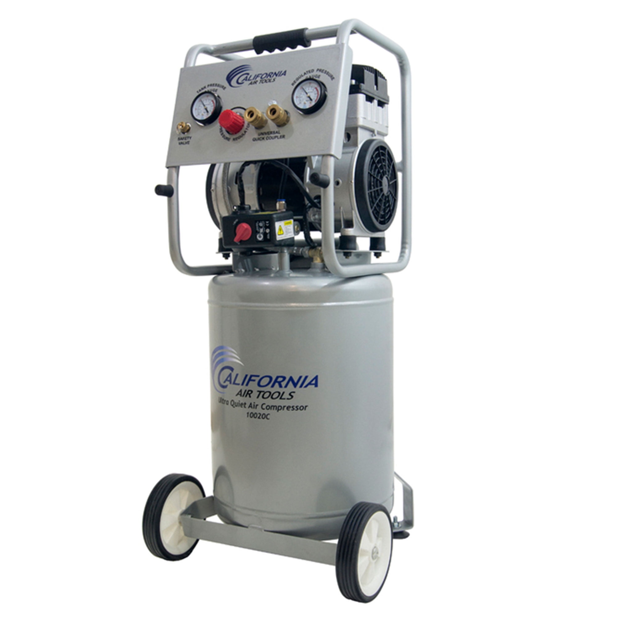 California Air Tools 10020C Ultra Quiet Oil-Free Air Compressor (Silver, 10 Gallon) 2u7vn