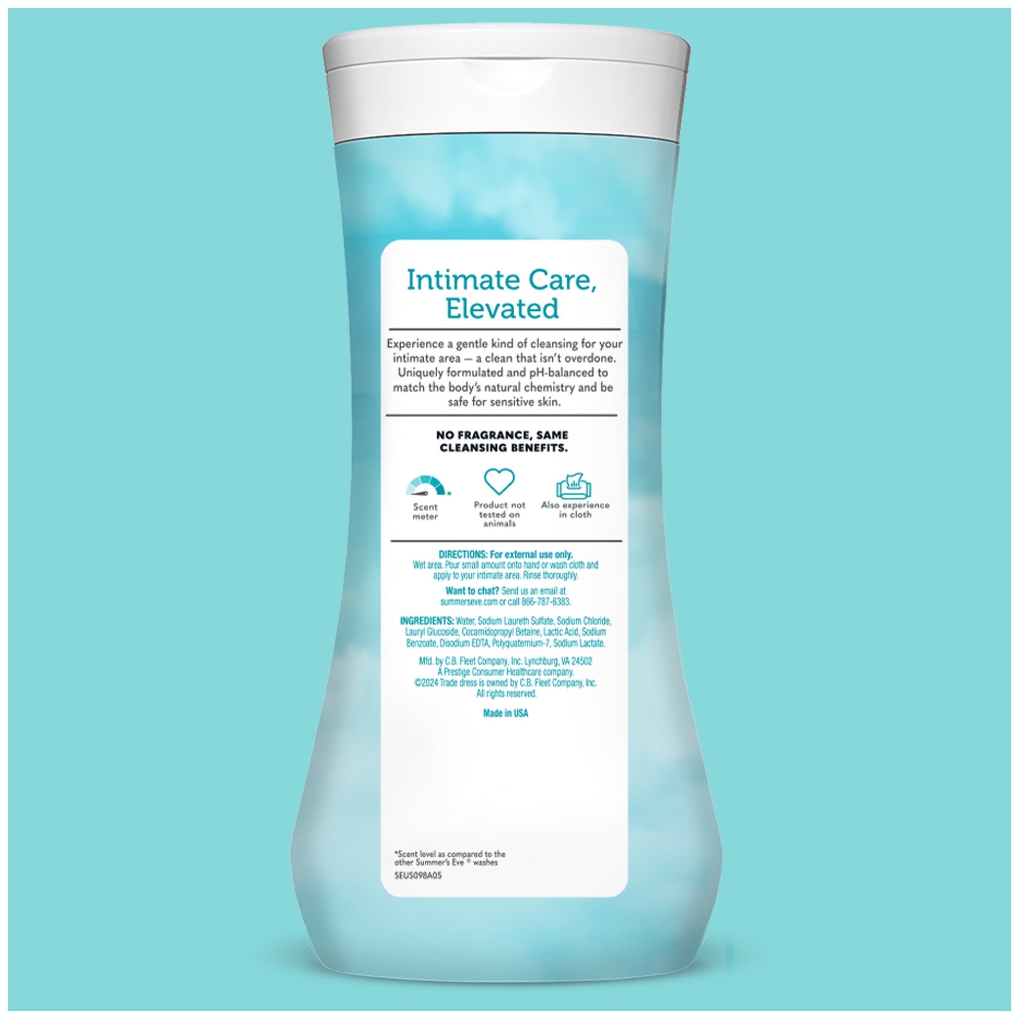 Summer's Eve Fragrance Free Daily Feminine Cleansing Wash (Sensitive Skin, 15 oz) h8i96